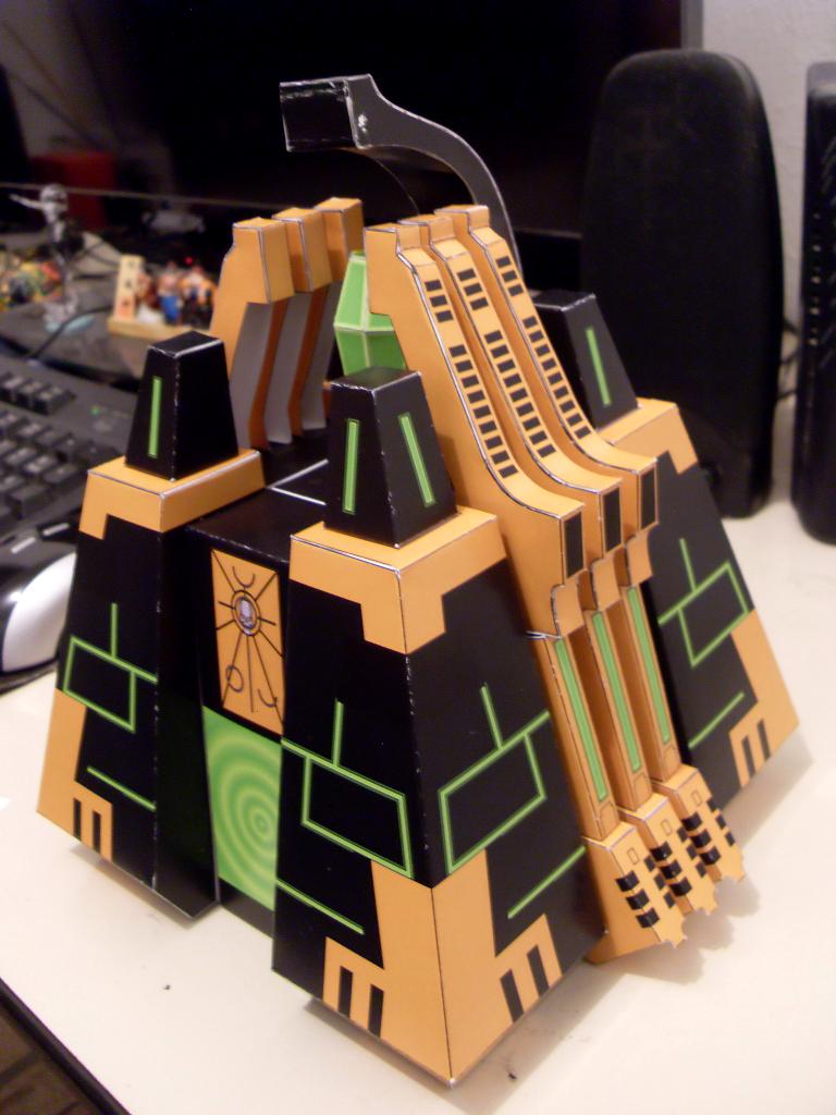Monolith, Necrons, Paper, Papercraft