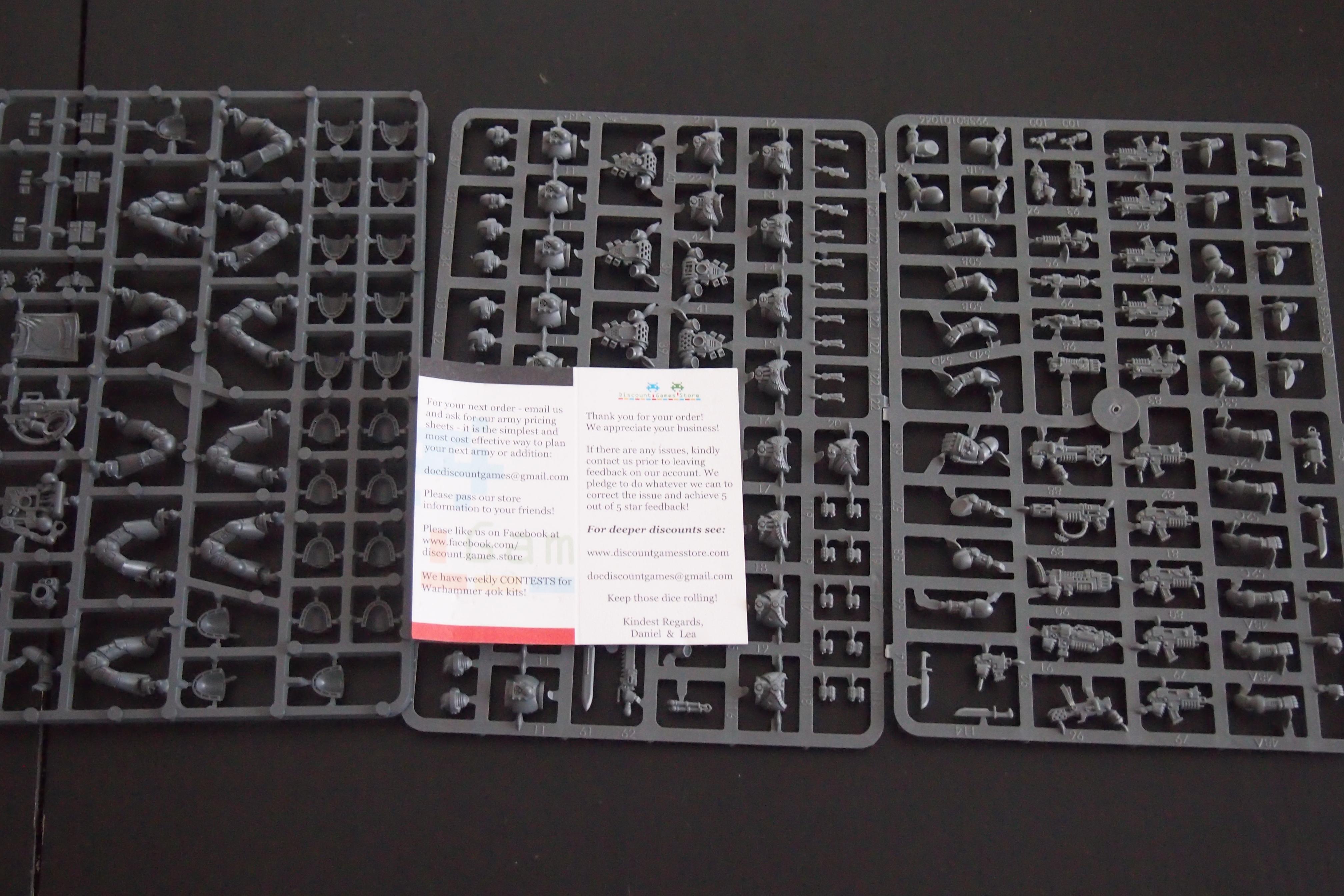 New tactical marine sprue