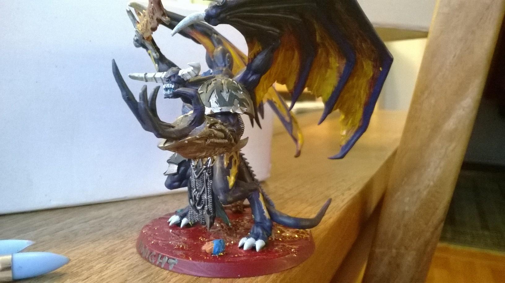 With his fiery wings and glitter base