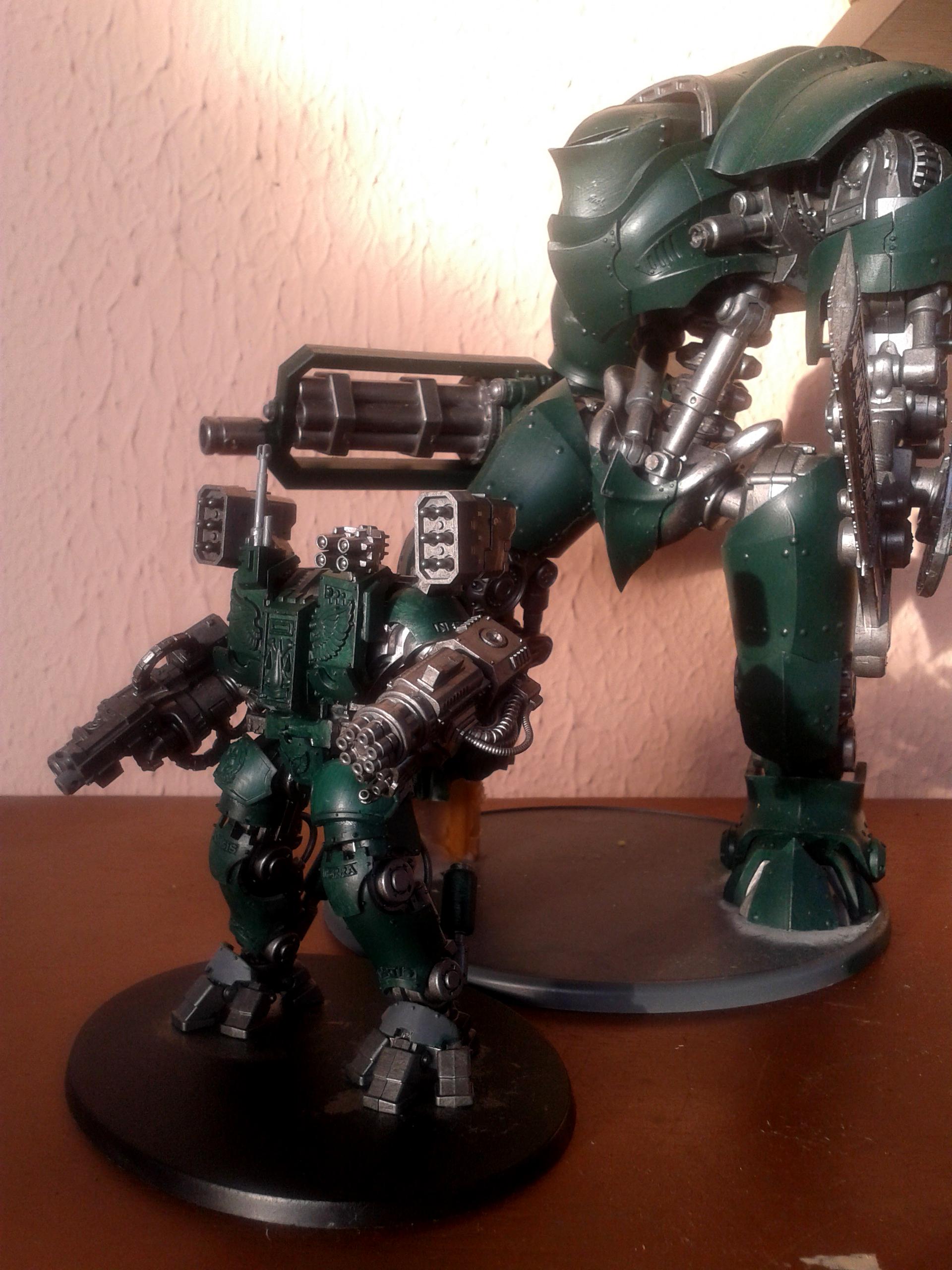 Comparison, Conversion, Crusader, Dreadknight, Dreadnought, Dreamforge, Gun, Guns, Leviathan, Scale, Size, Weapon