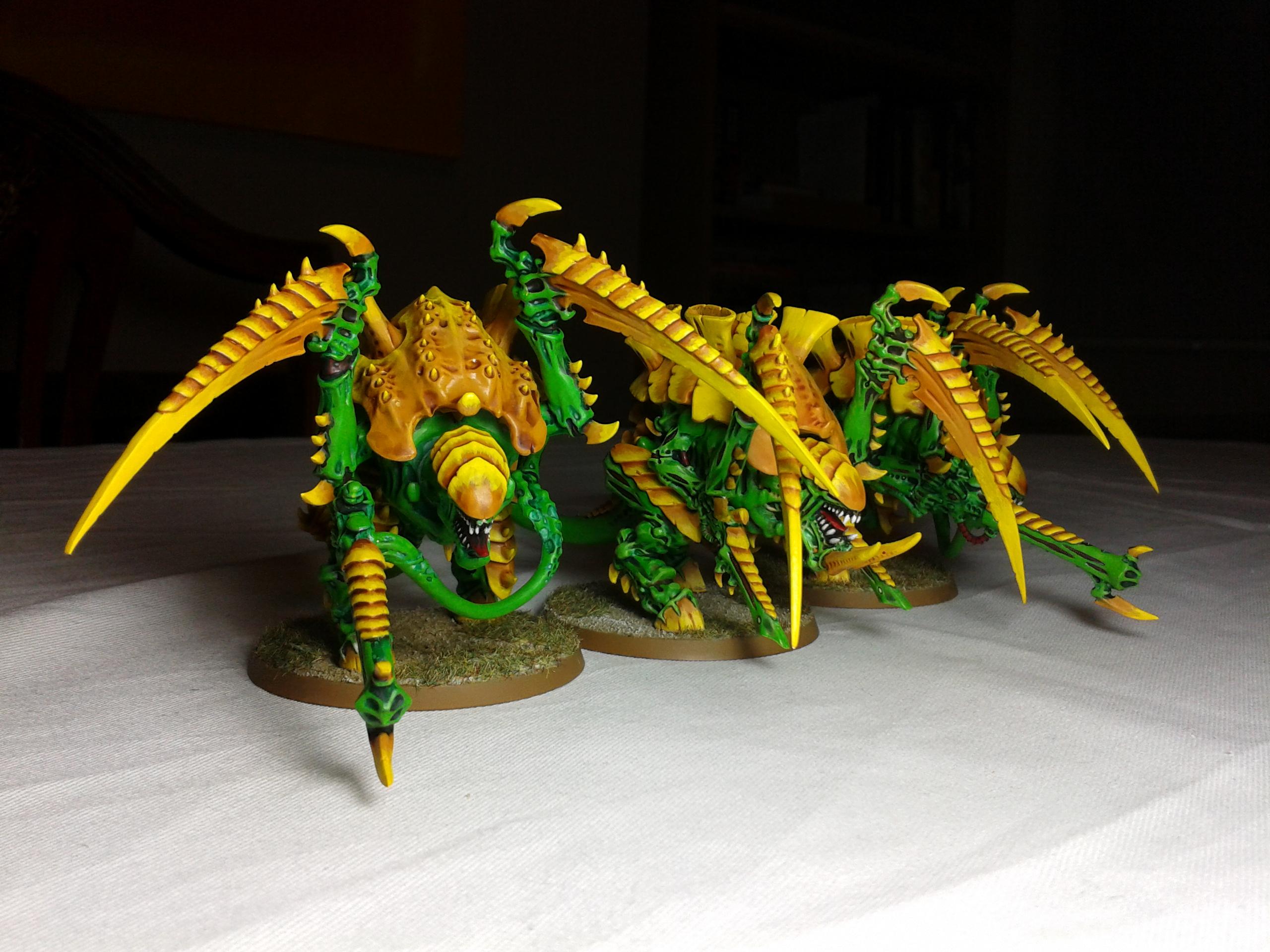 Carnifex, Green, Tty, Tyranids, Yellow