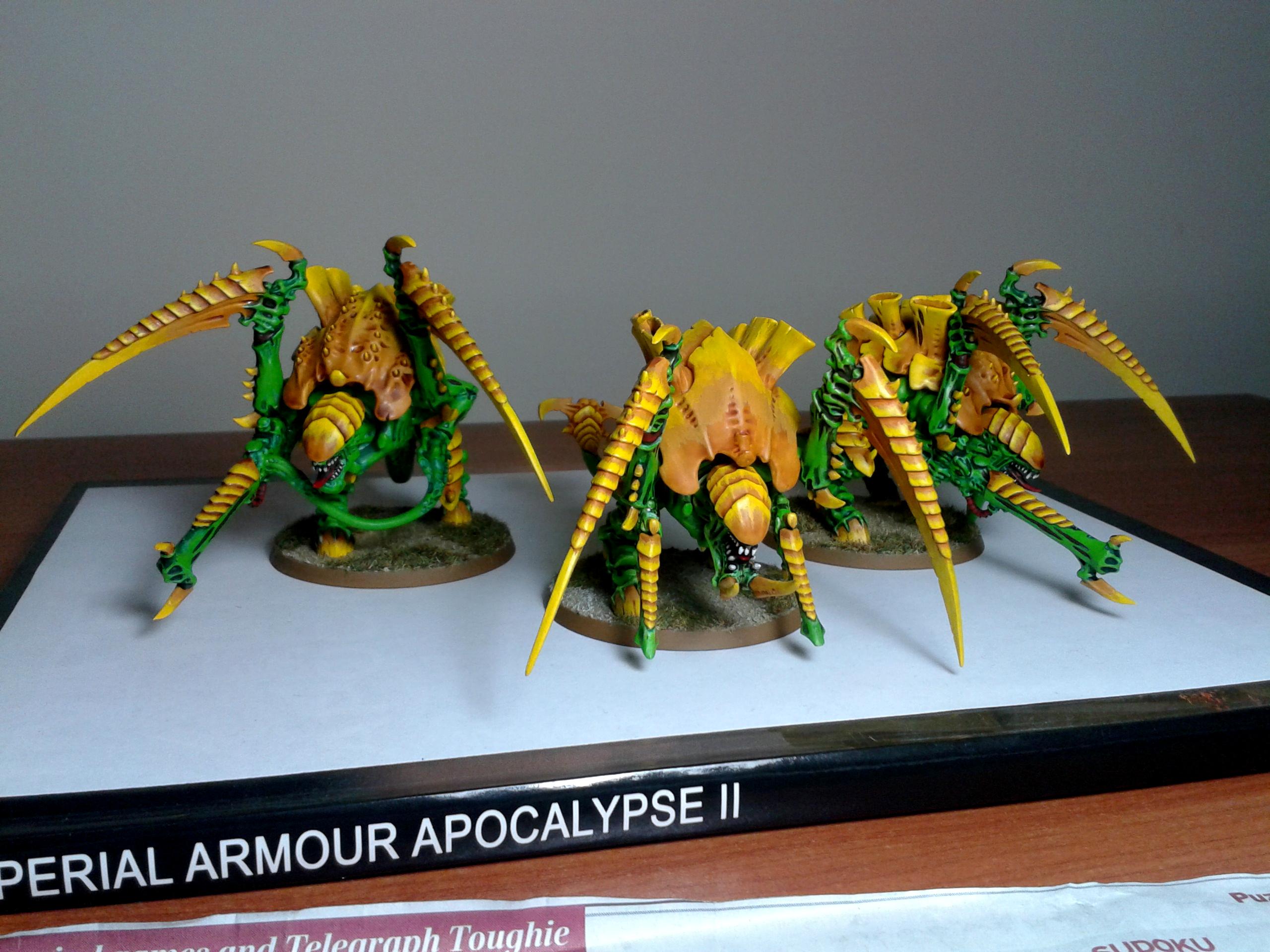 Carnifex, Green, Tty, Tyranids, Yellow