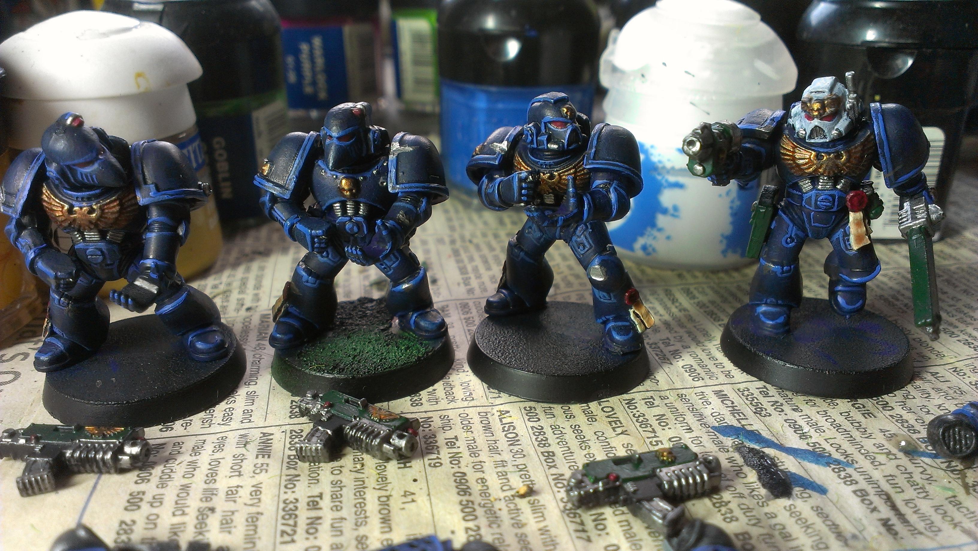 Space Marines, Ultramarines, Work In Progress