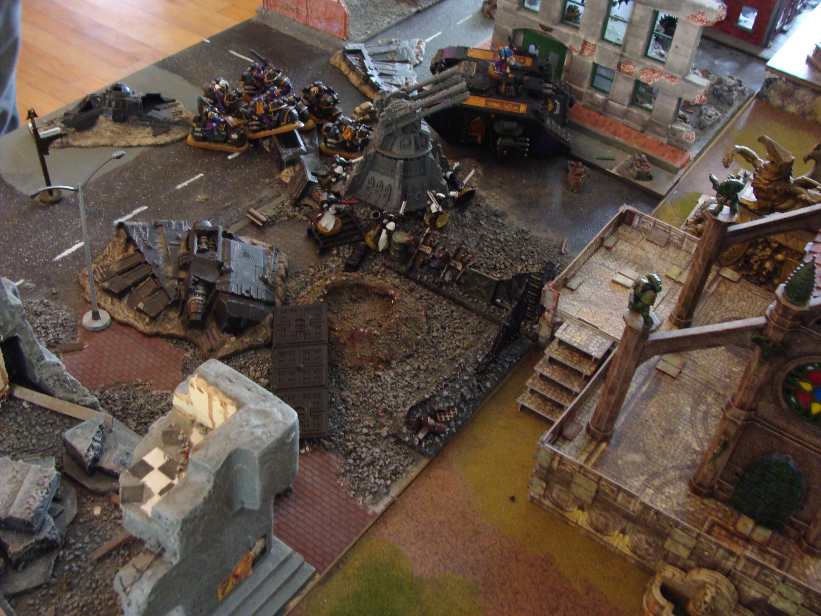 Battle Report, Black Templars, Imperial Guard, Slaanesh, Space Marines, Tzeentch