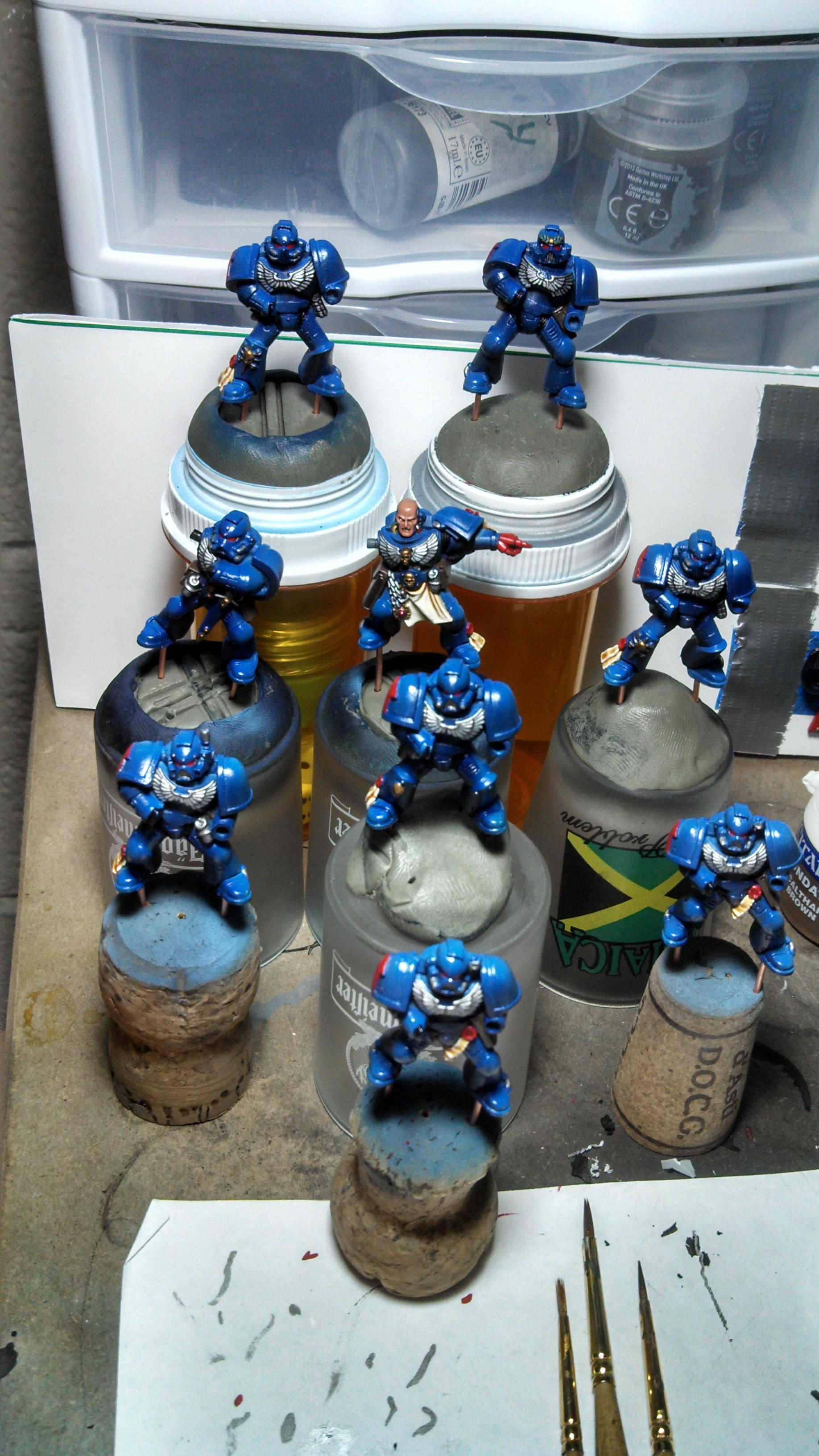 The rest are waiting to be washed and assembled