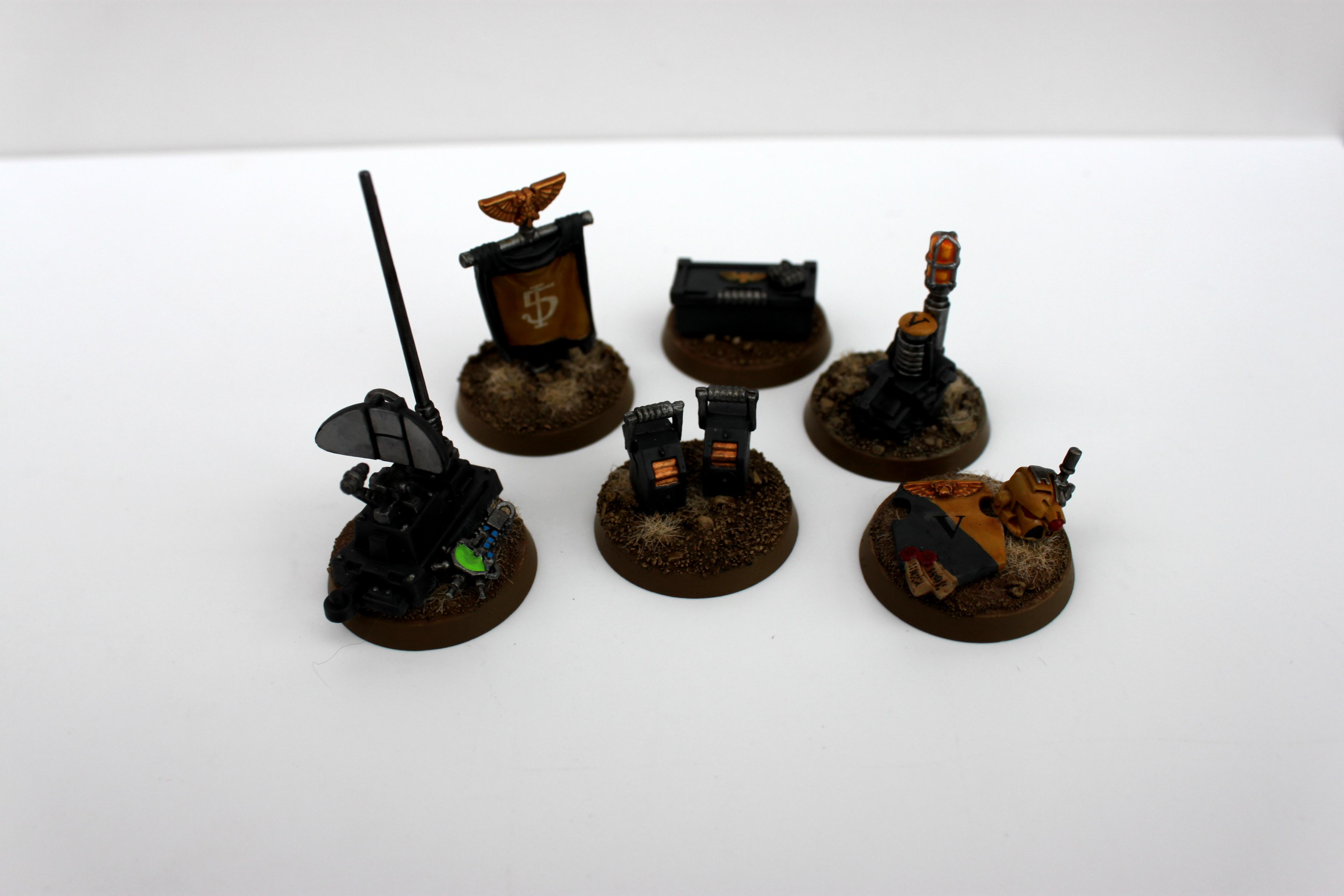 Objective Marker, Red Scorpions, Space Marines, Warhammer 40,000