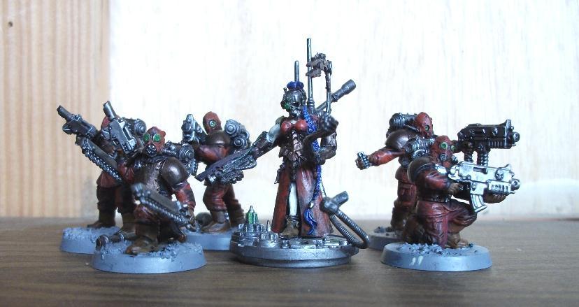 Adeptus Mechanicus, Bolters, Chainswords, Conversion, Grimdark, Skitarii, Warhammer 40,000