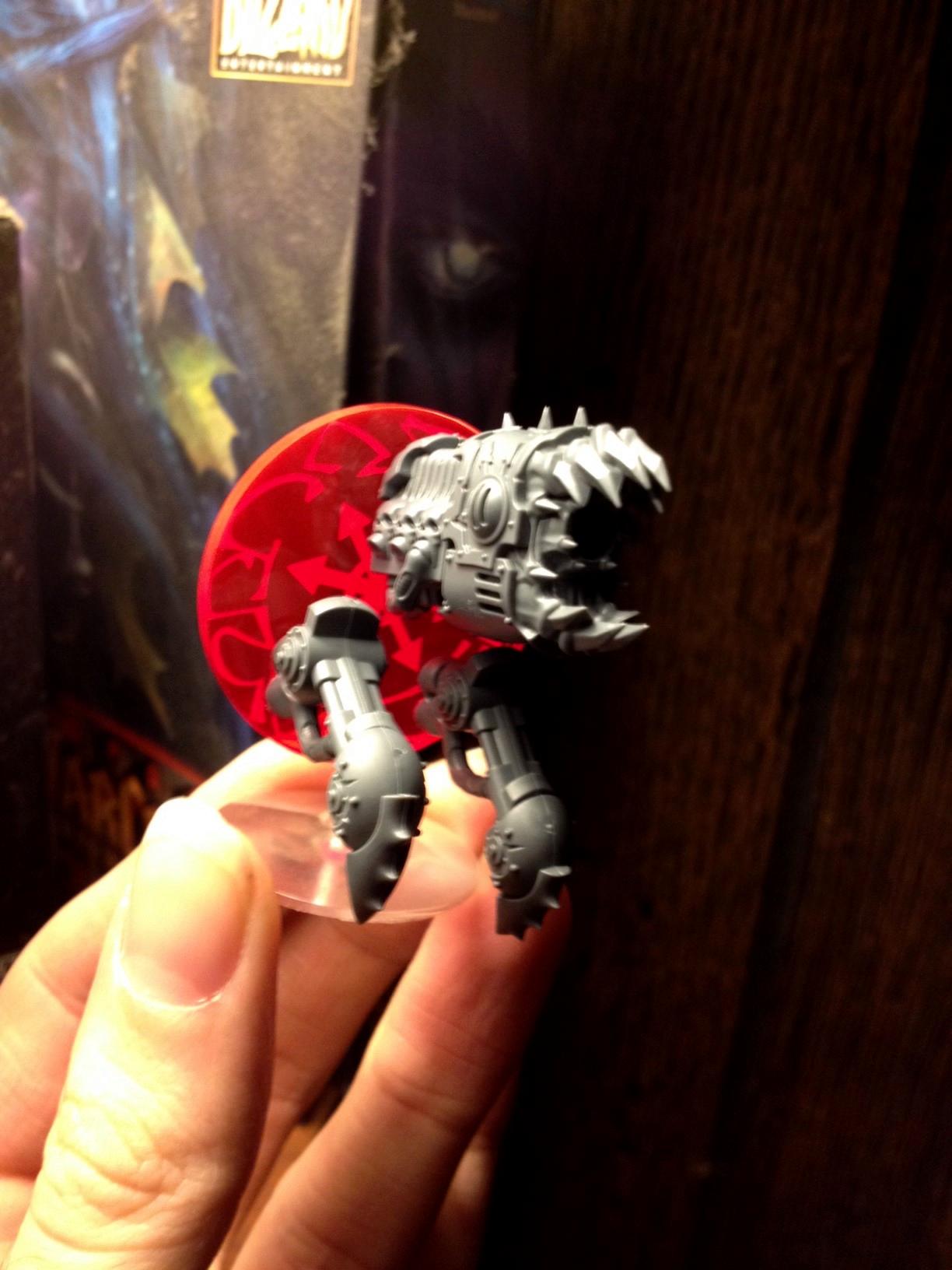 Chaos, Conversion, Daemon Engine, Iron Warriors, Marker, Objective Marker, Space Marines, Warpsmith