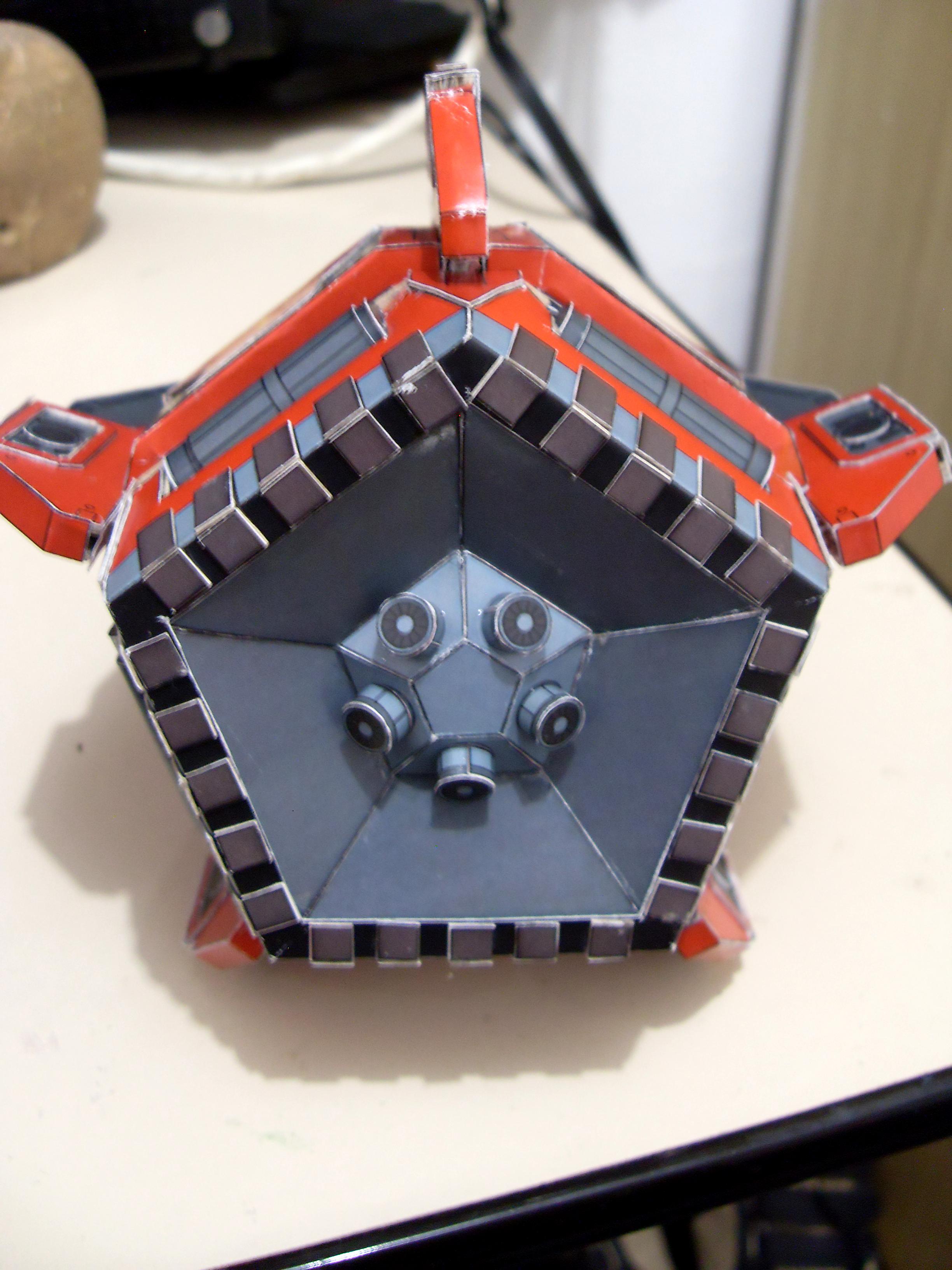 Drop Pod, Nlood Angel, Papercraft, Warhammer 40,000, Warhammer Fantasy