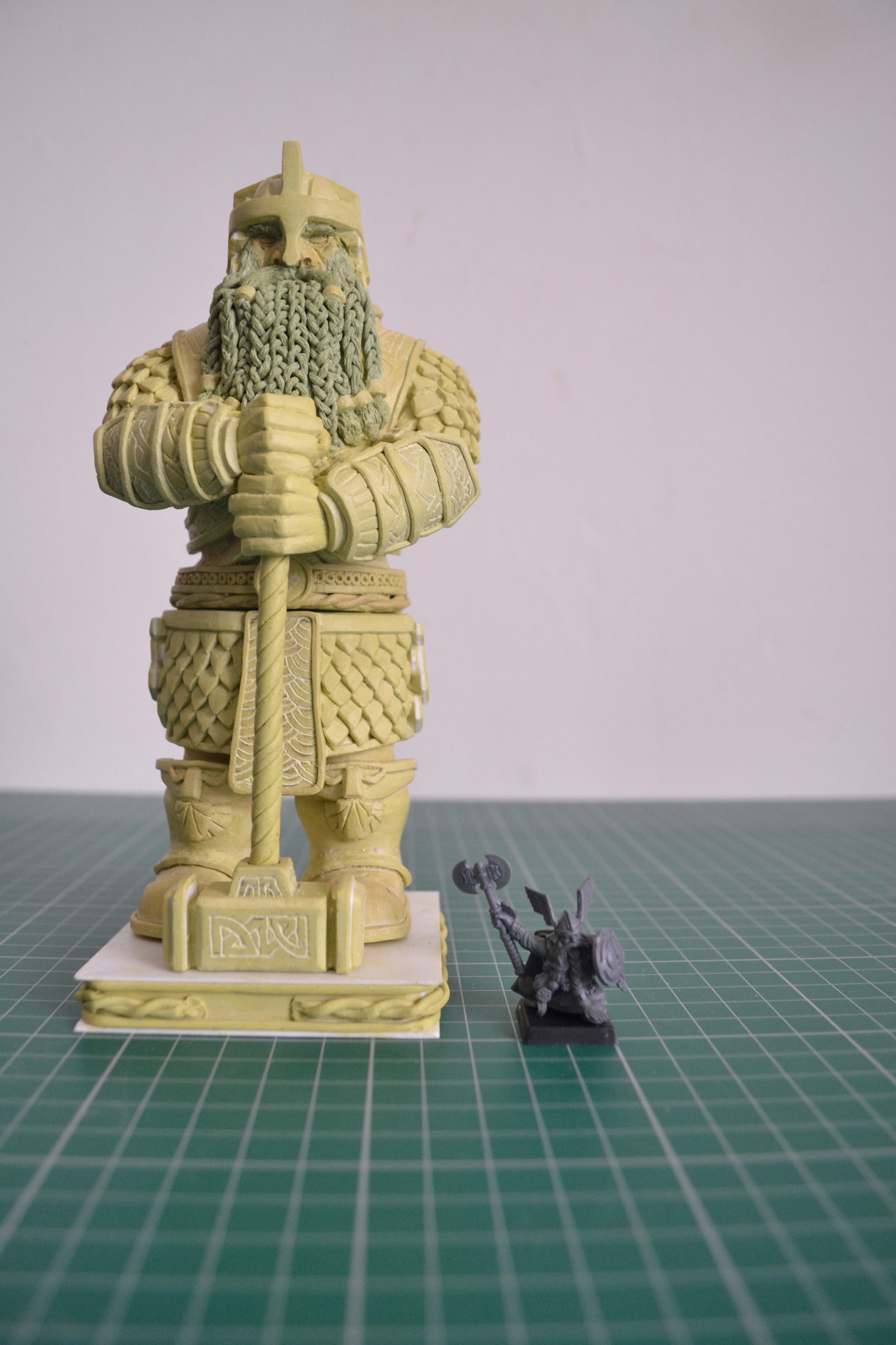 Dwarves, Hobbit, Lord Of The Rings, Sculpting, Sculpture, Statue, Terrain, Wargames, Warhammer Fantasy