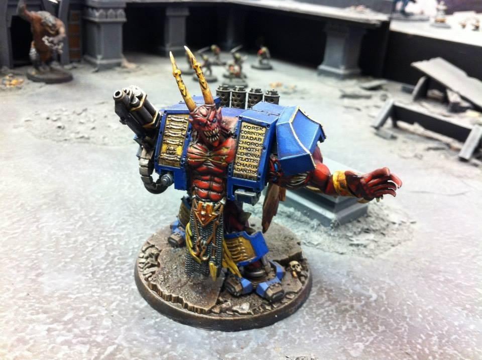 Hellbrute, M'kar the thrice born (daemon prince)