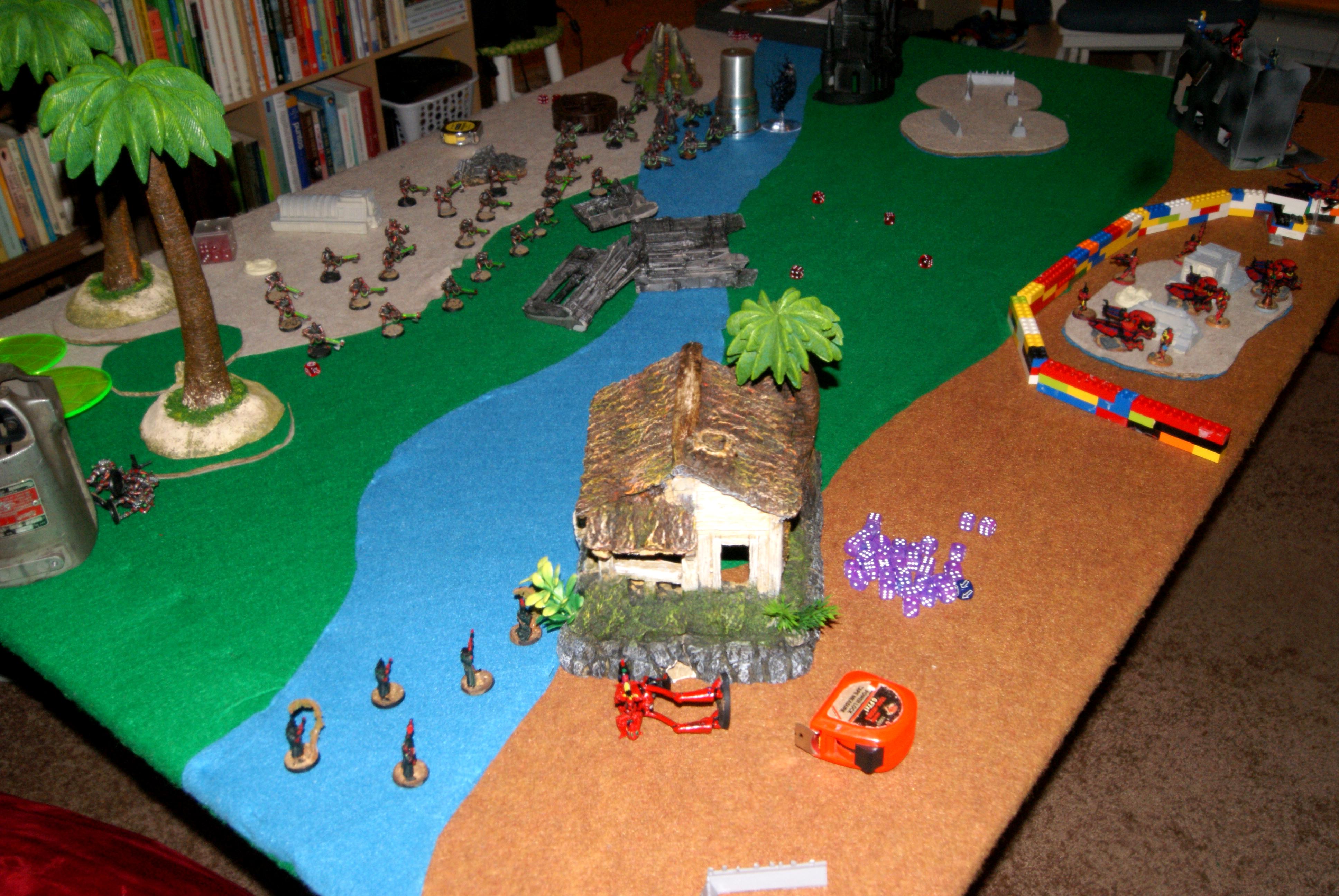 End of shooting first turn
