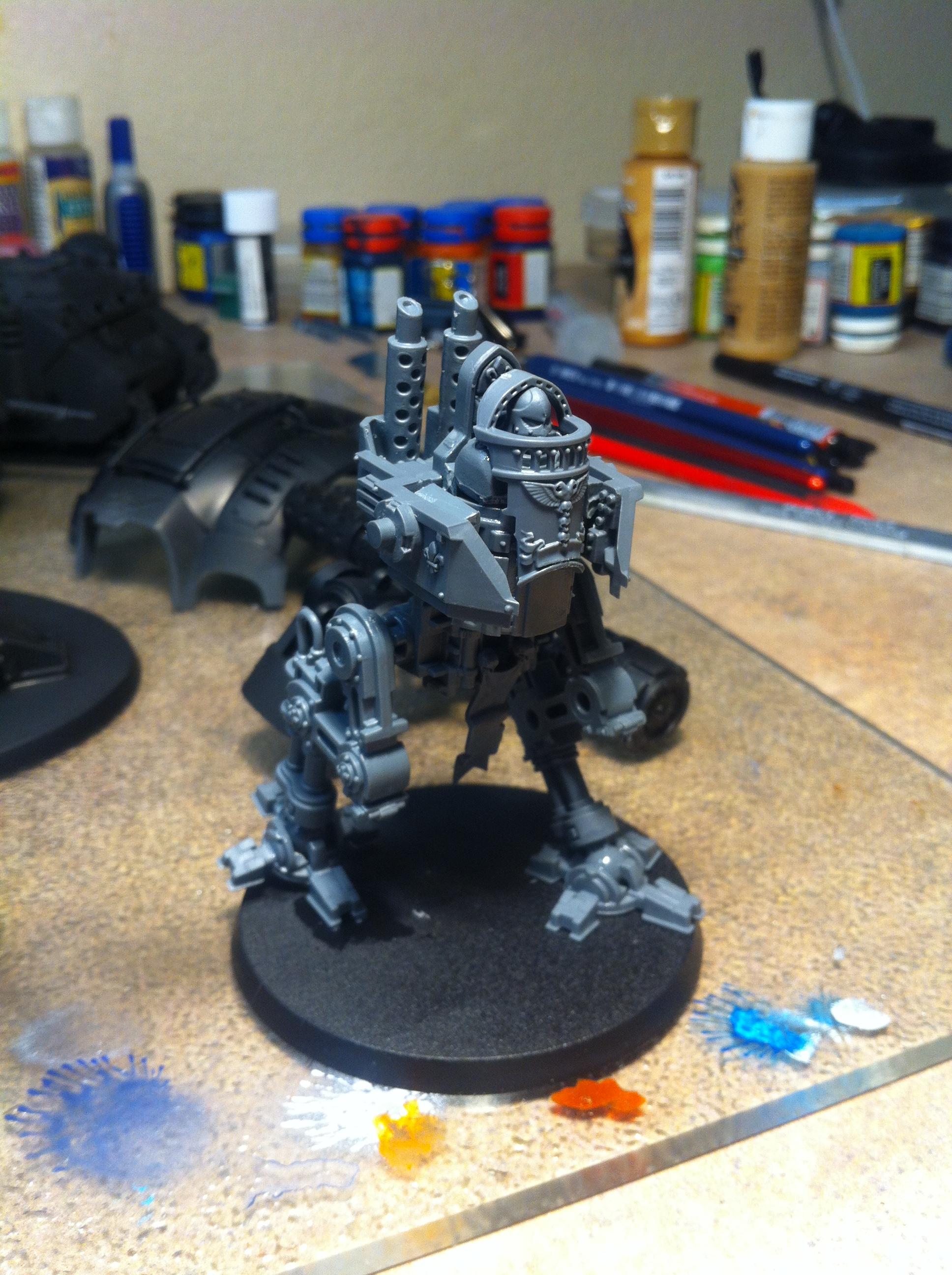 Kit Bash, Penitent Engine, Sisters Of Battle, Walker, Work In Progress