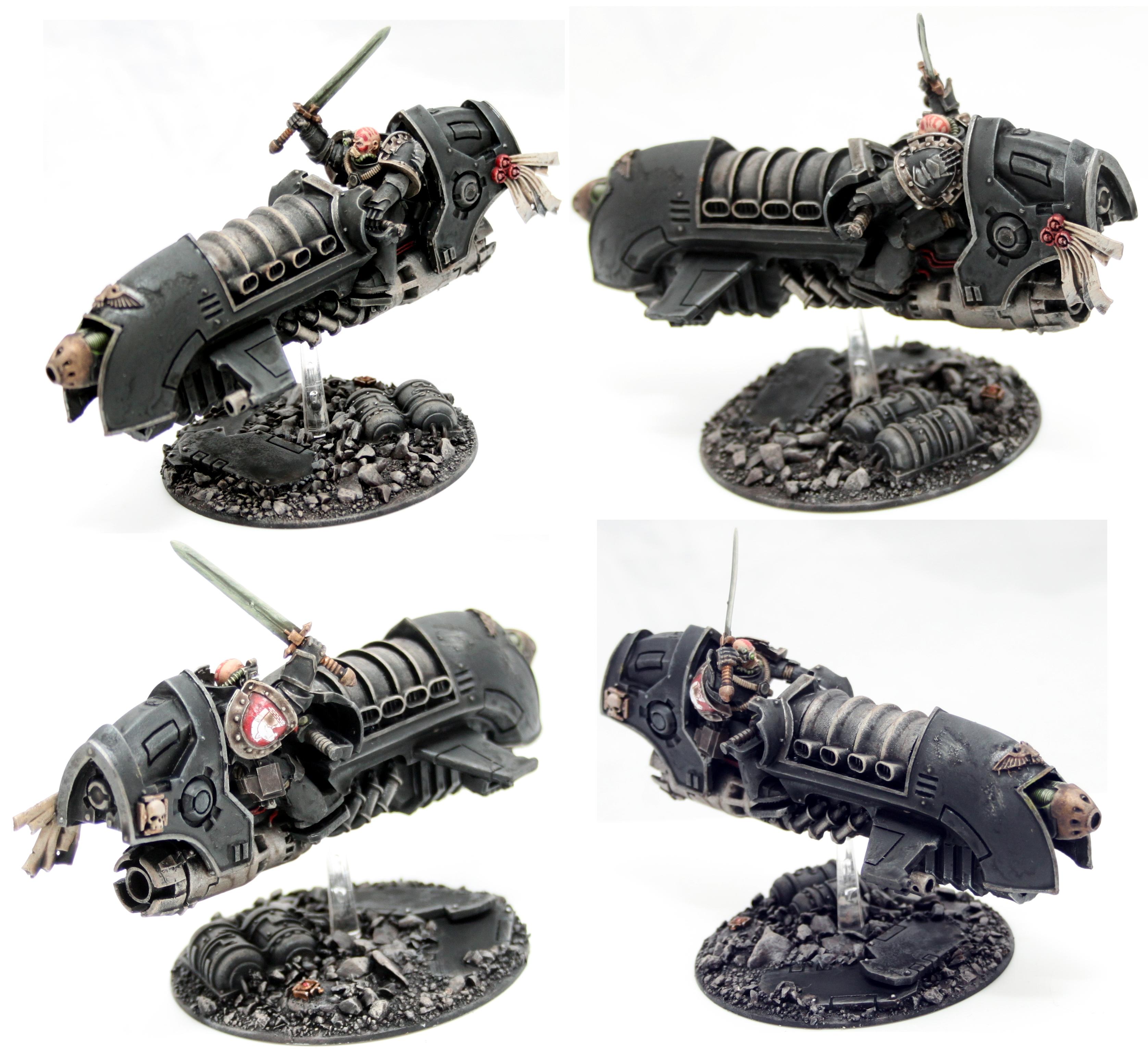 Captain, Dark Angels, Iron Hand, Jetbike