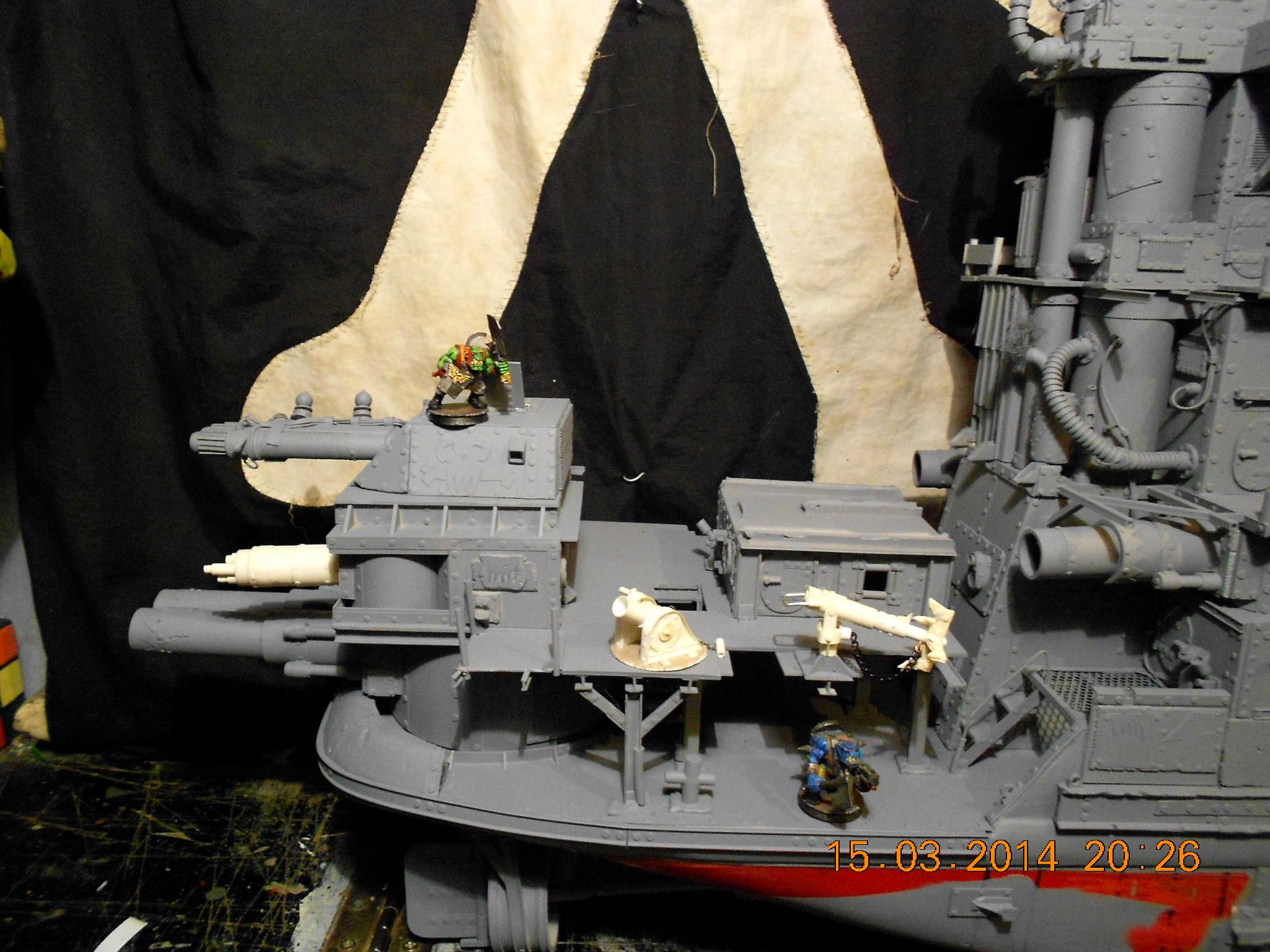 Cannon, Dreadnought, Ork Dreadnought, Ork Warship