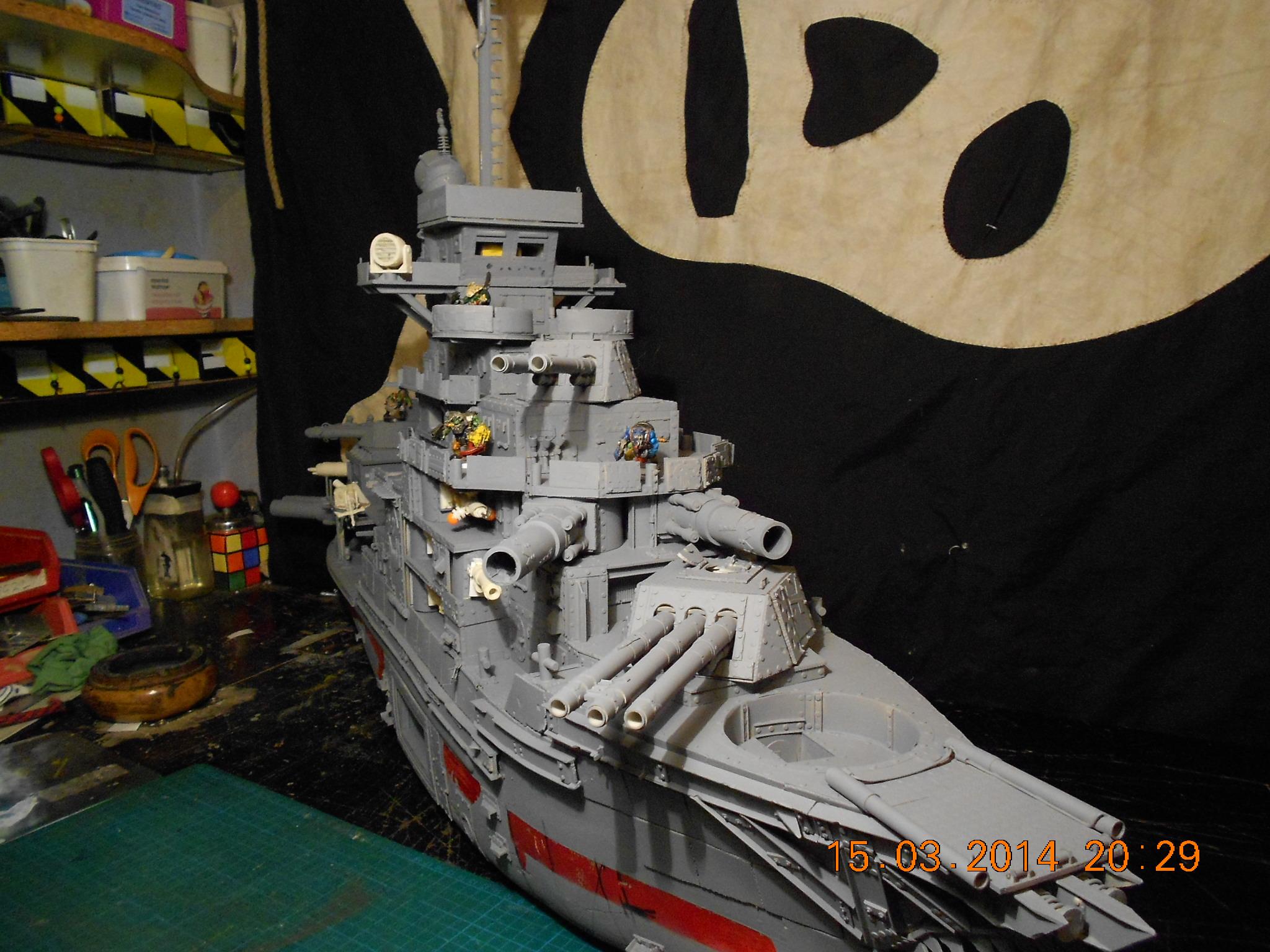 Cannon, Dreadnought, Ork Dreadnought, Ork Warship