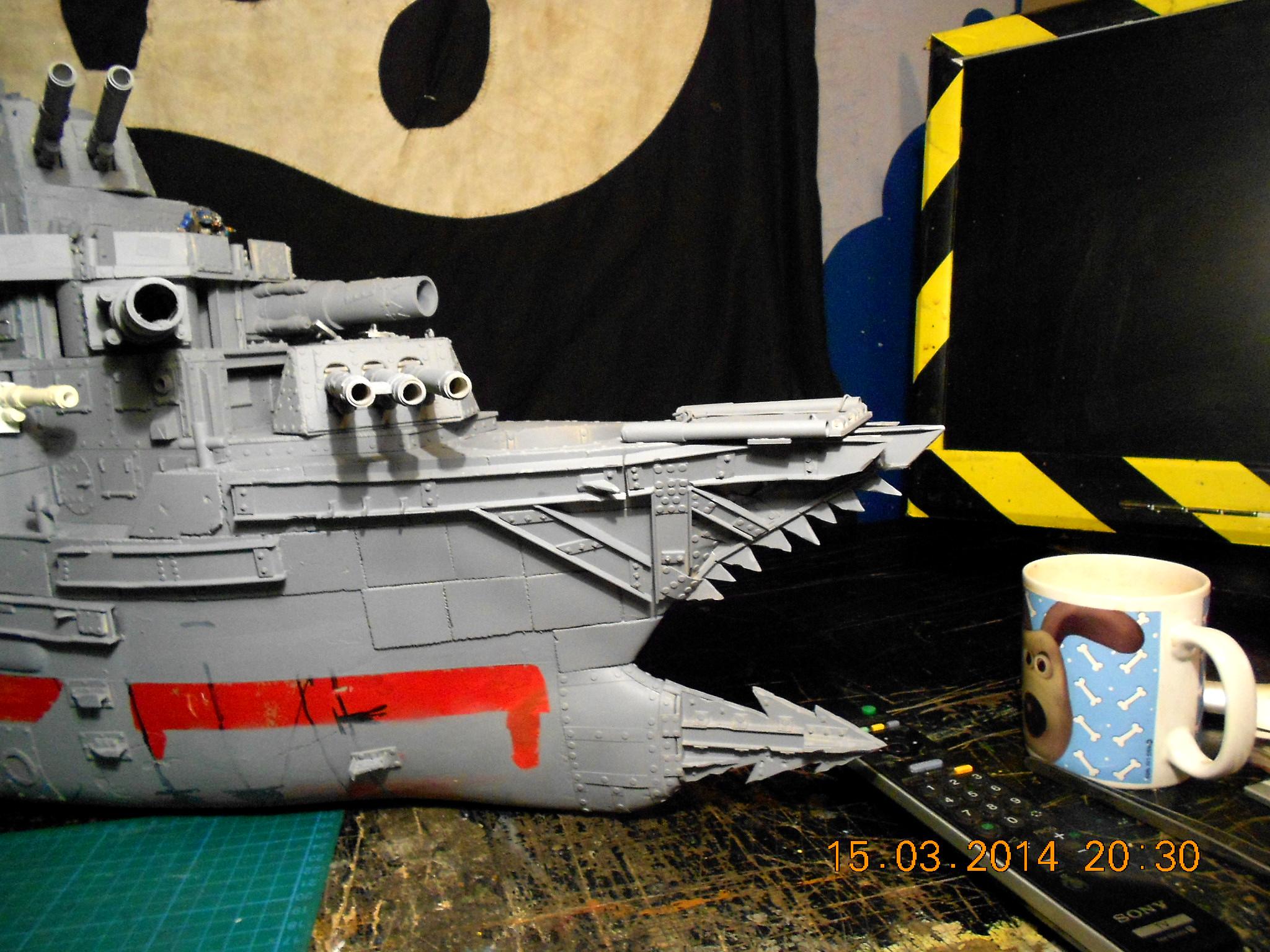 Cannon, Dreadnought, Ork Dreadnought, Ork Warship