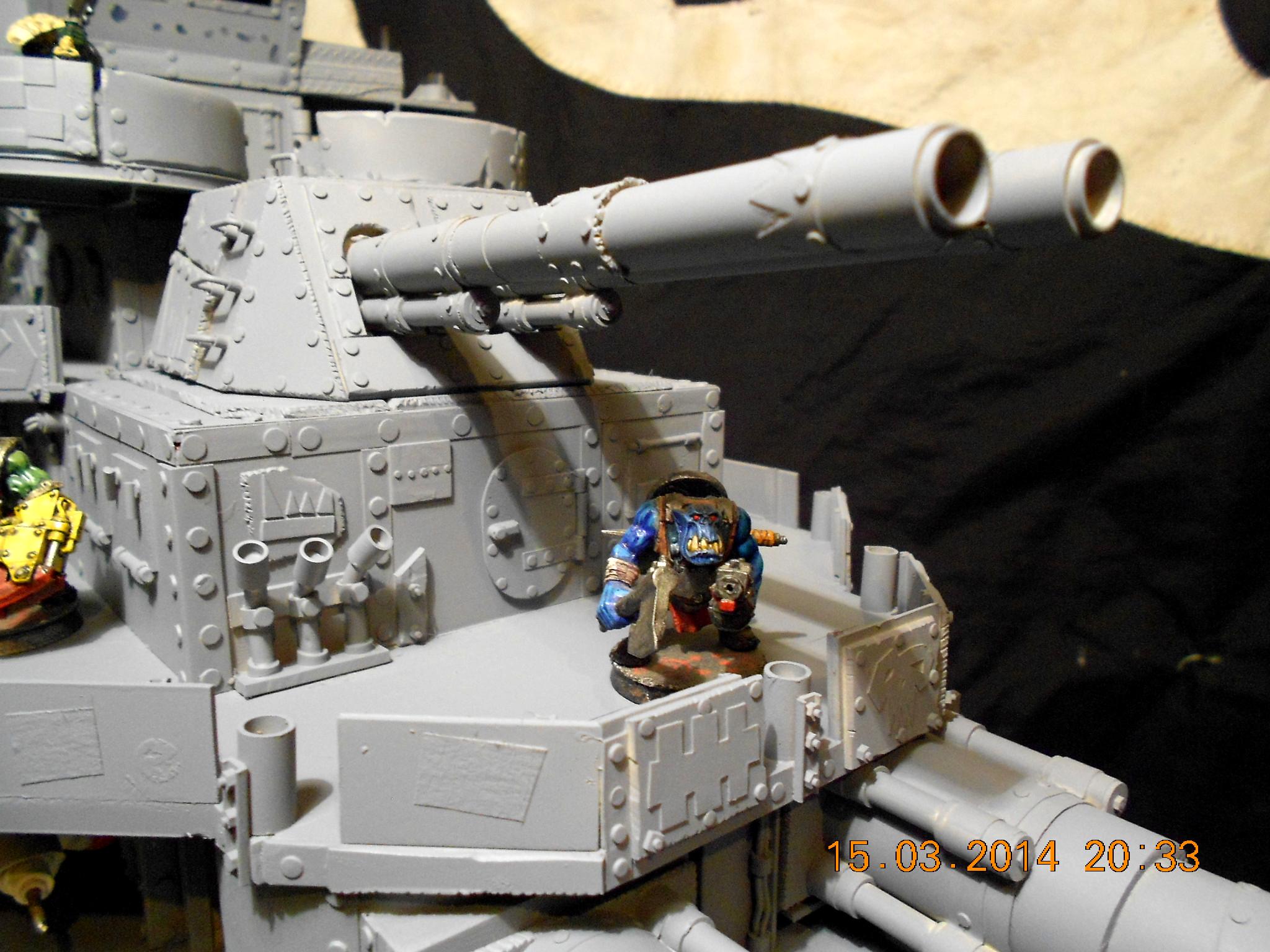 Cannon, Dreadnought, Ork Dreadnought, Ork Warship