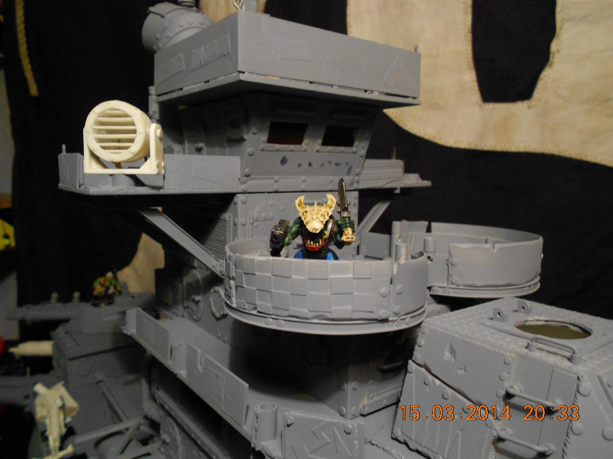 Cannon, Dreadnought, Ork Dreadnought, Ork Warship
