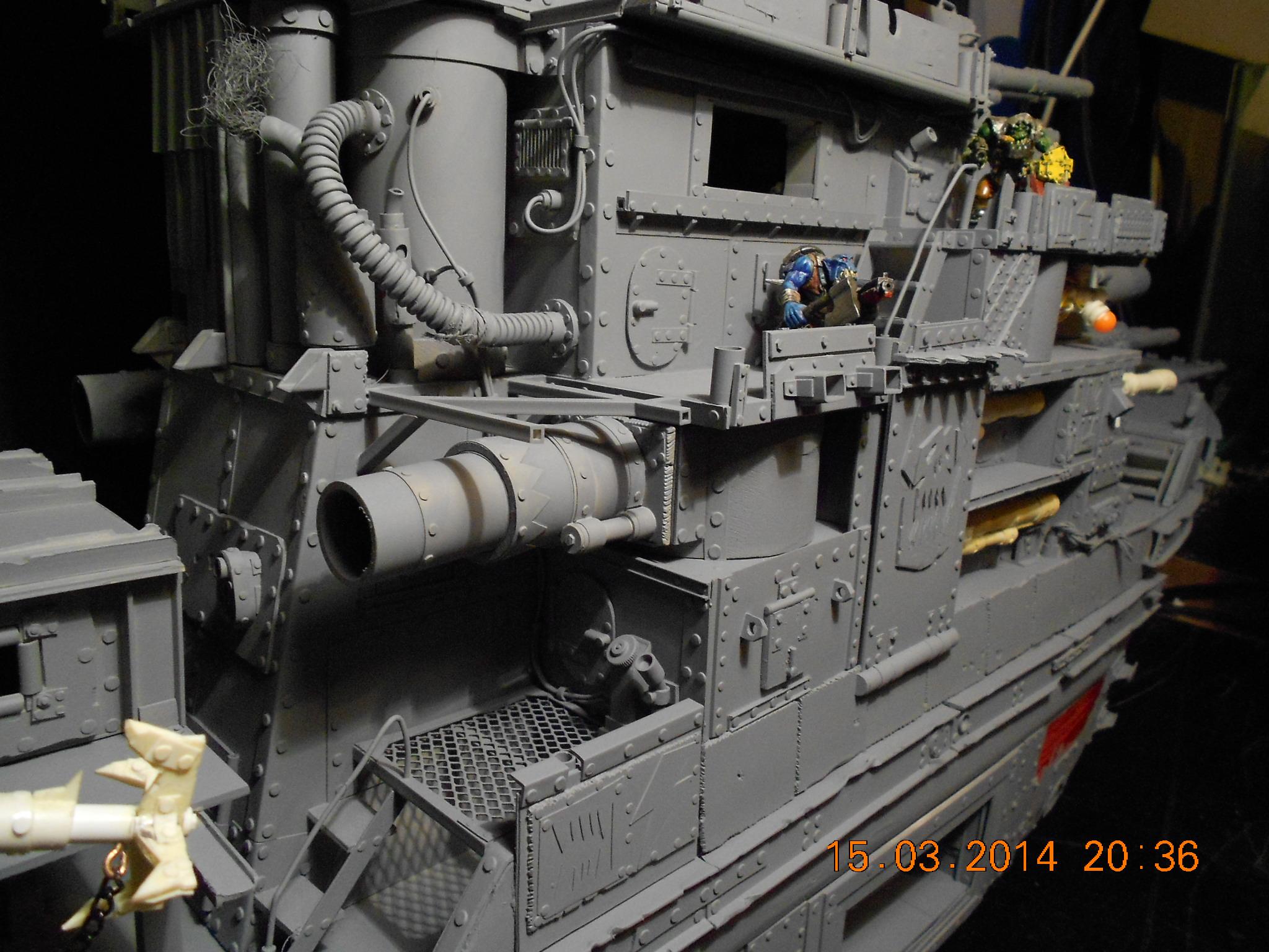 Cannon, Dreadnought, Ork Dreadnought, Ork Warship