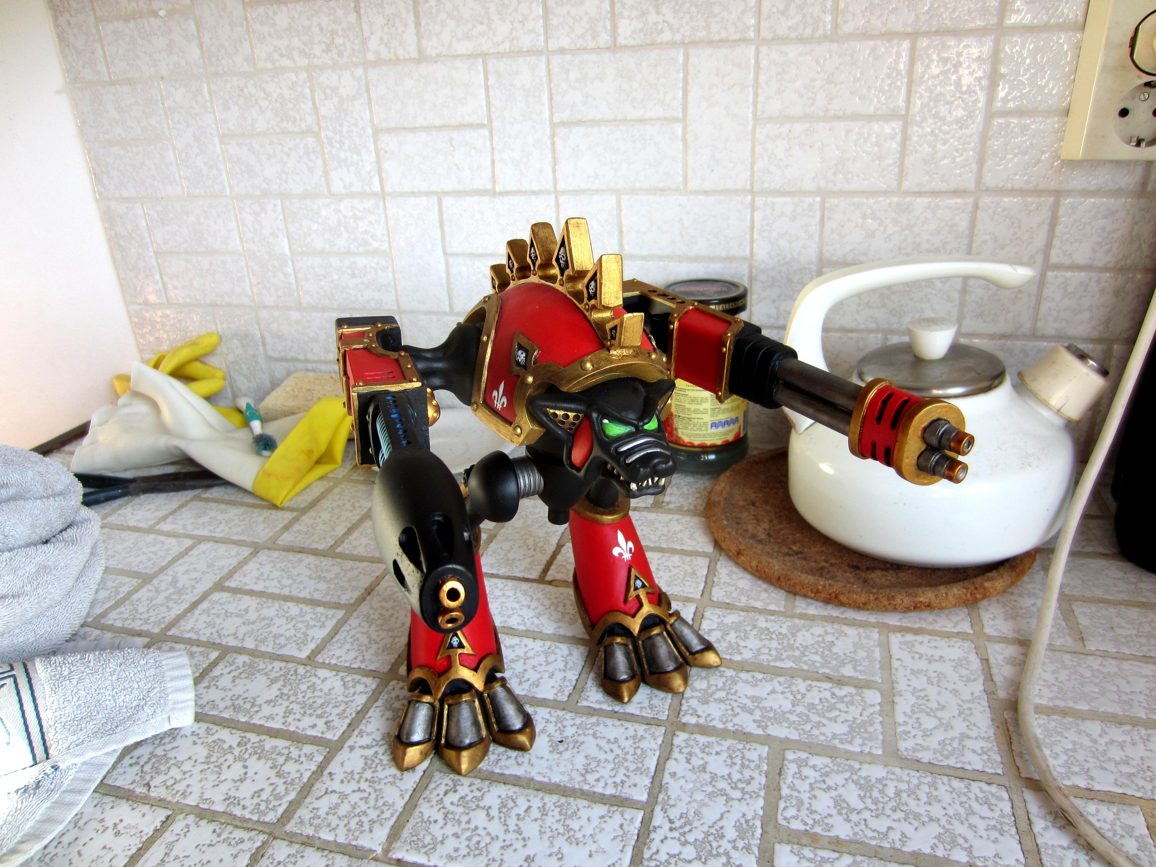 Adepta Sorotias, Armorcast, Scout Titan, Sisters Of Battle, Warhound