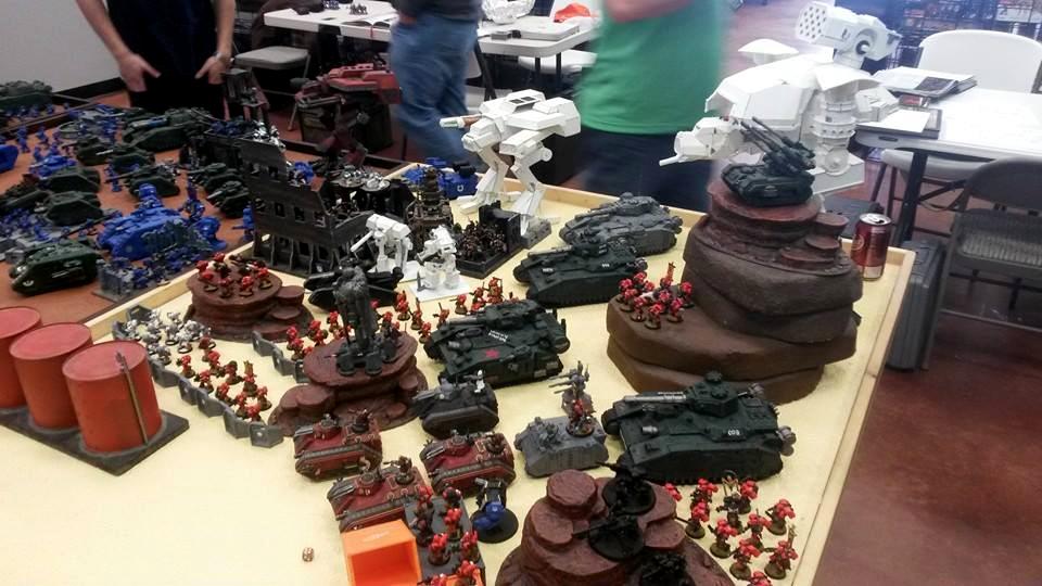 Adeptus Mechanicus, Apocalypse, Big Game Iv, Chaos Space Marines, Eldar, Imperial Guard, Ultramarines