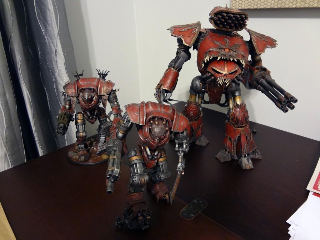 Chaos Space Marines, Crusader, Dreamforge, Forge World, Hell Knight, Imperial Knight, Imperial Knights, Leviathan, Reaver, Titan