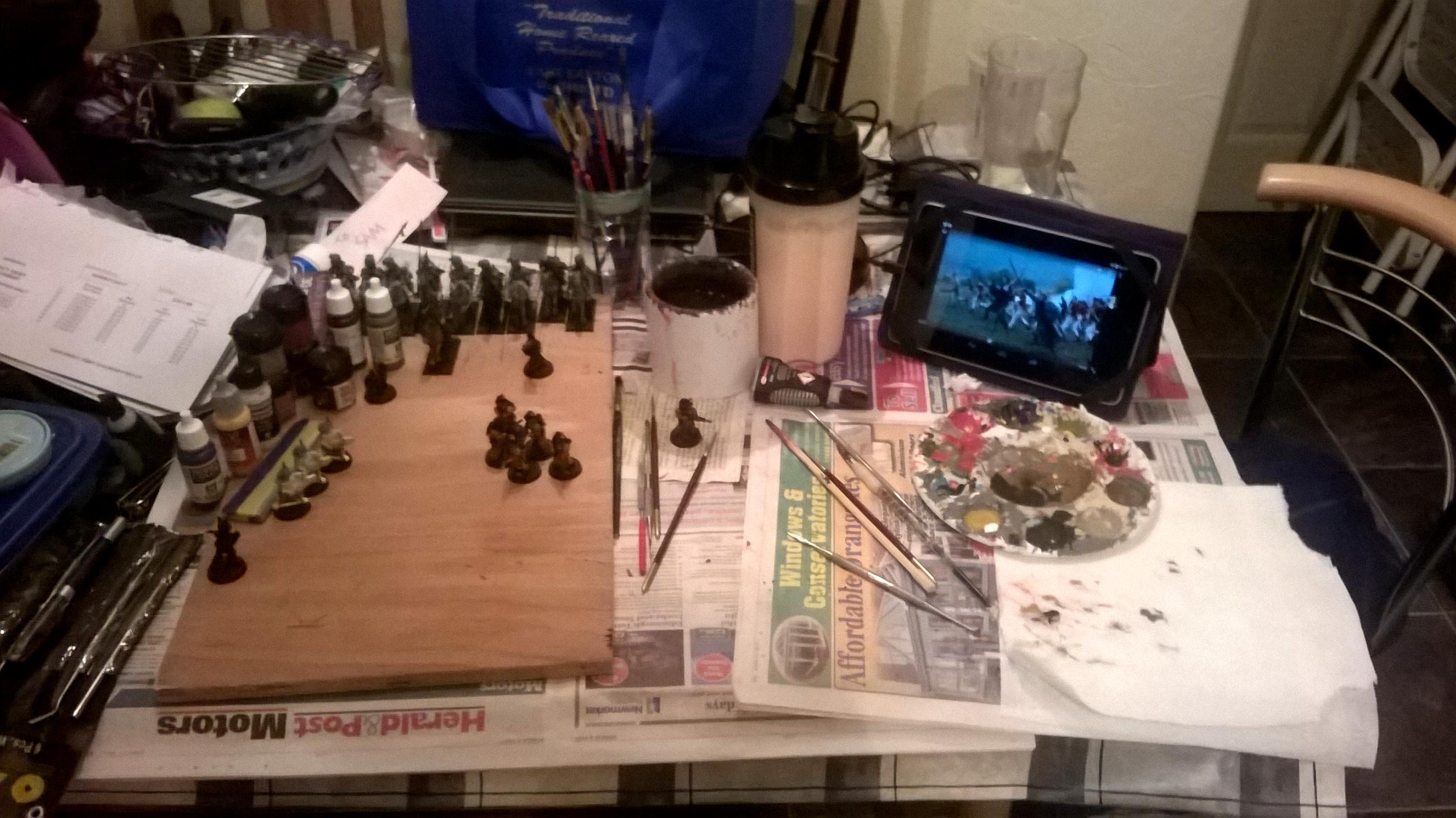 Blog, Desk, Highlander, Painting