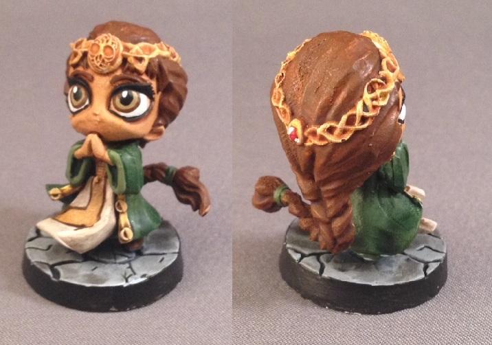 Chibi, Impact! Miniatures, Praying Cleric