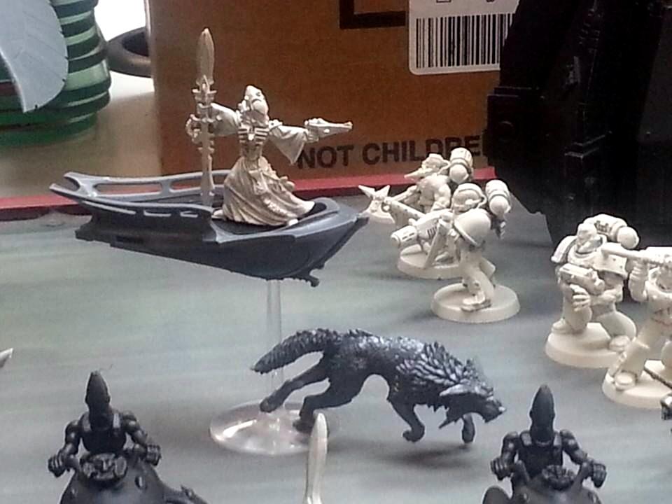 Brodar Warlock/Farseer jetbike conversion WIP
