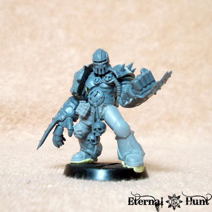 Chaos, Chaos Space Marines, Conversion, Gladiator, Khorne, Khorne's Eternal Hunt, Kitbash, Warhammer 40,000, Work In Progress, World Eaters