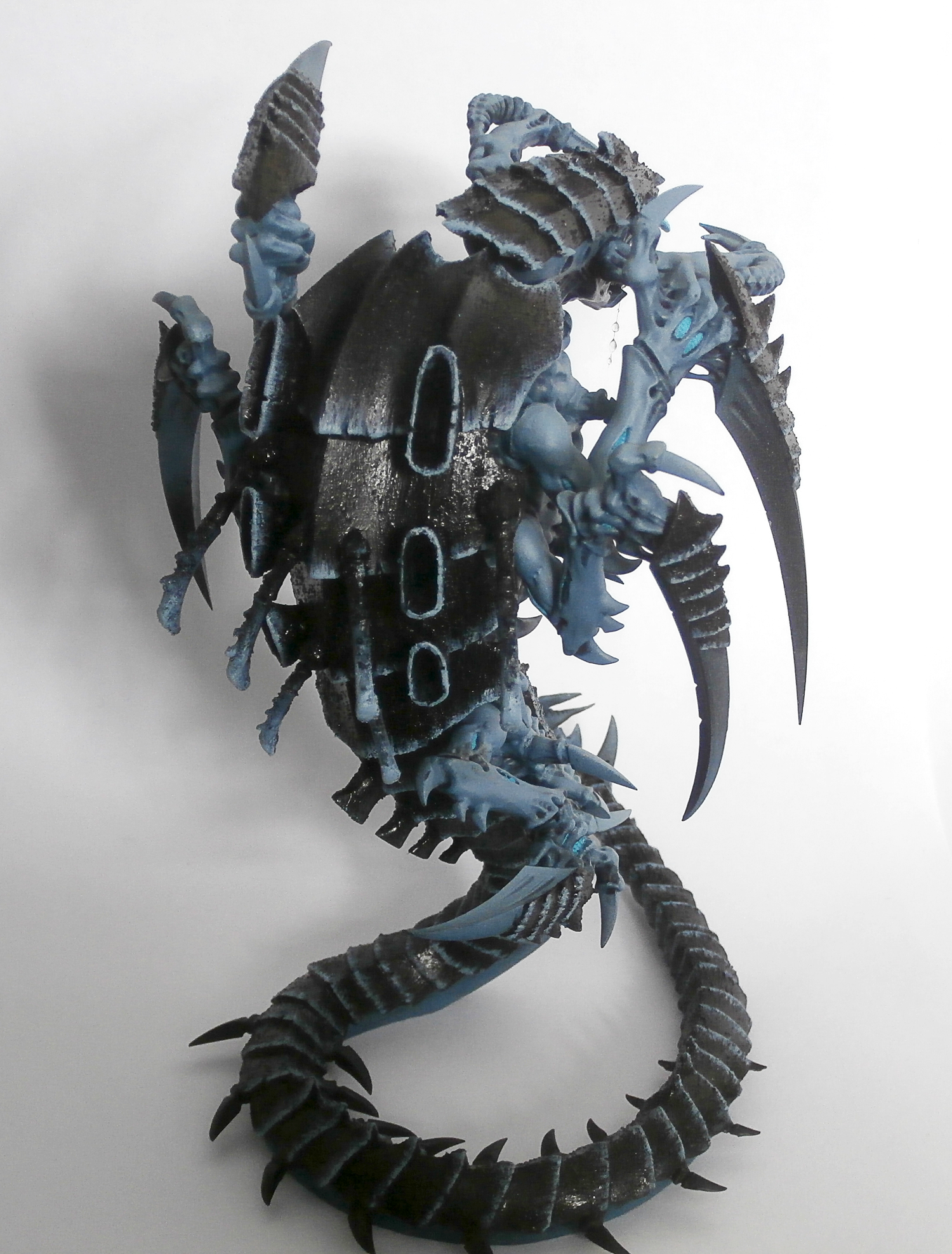 Back of Spike, still need to paint the blue patterns on the carapace, and the scythes and spikes