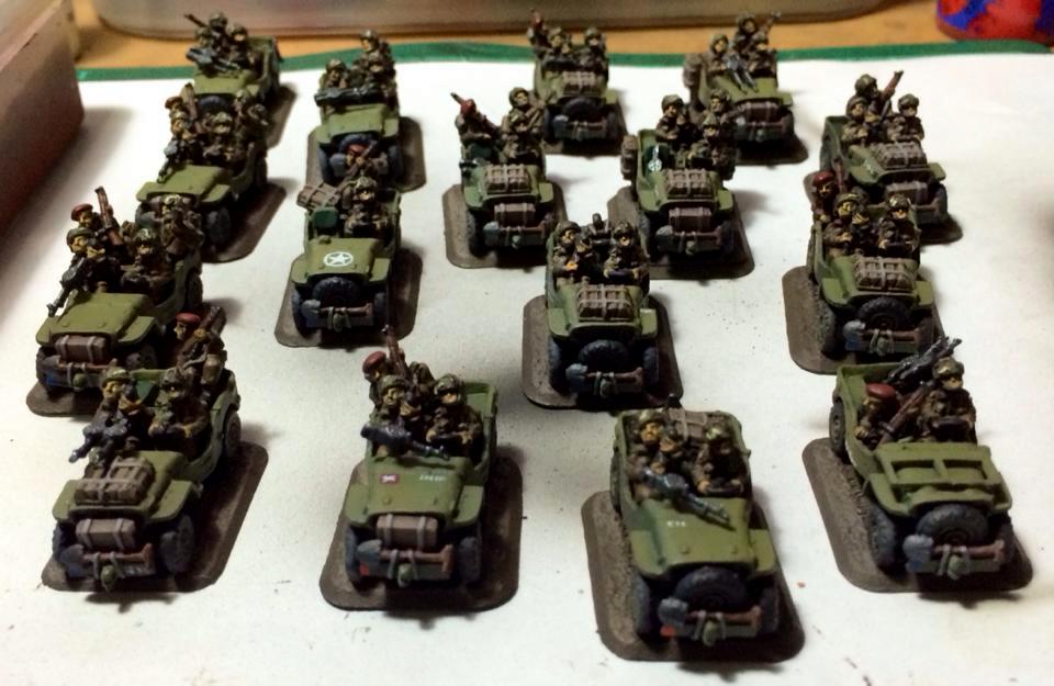 Airborne, British, Flames Of War, Jeeps