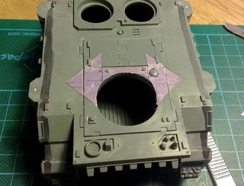 Conversion, Plasticard, Rhino, Warhammer 40,000