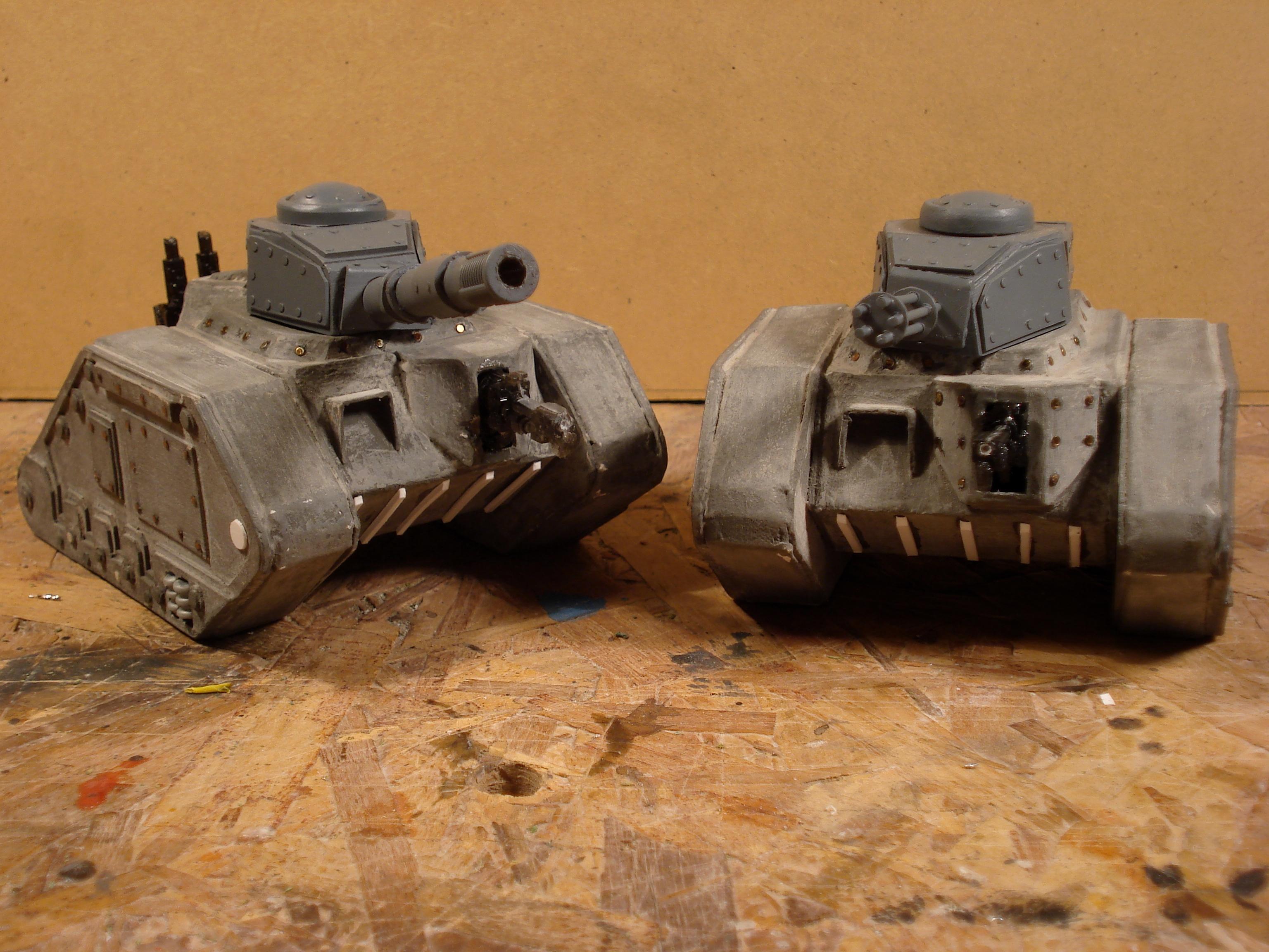 Imperial Guard, Leman Russ, Scratch, Tank, Work In Progress