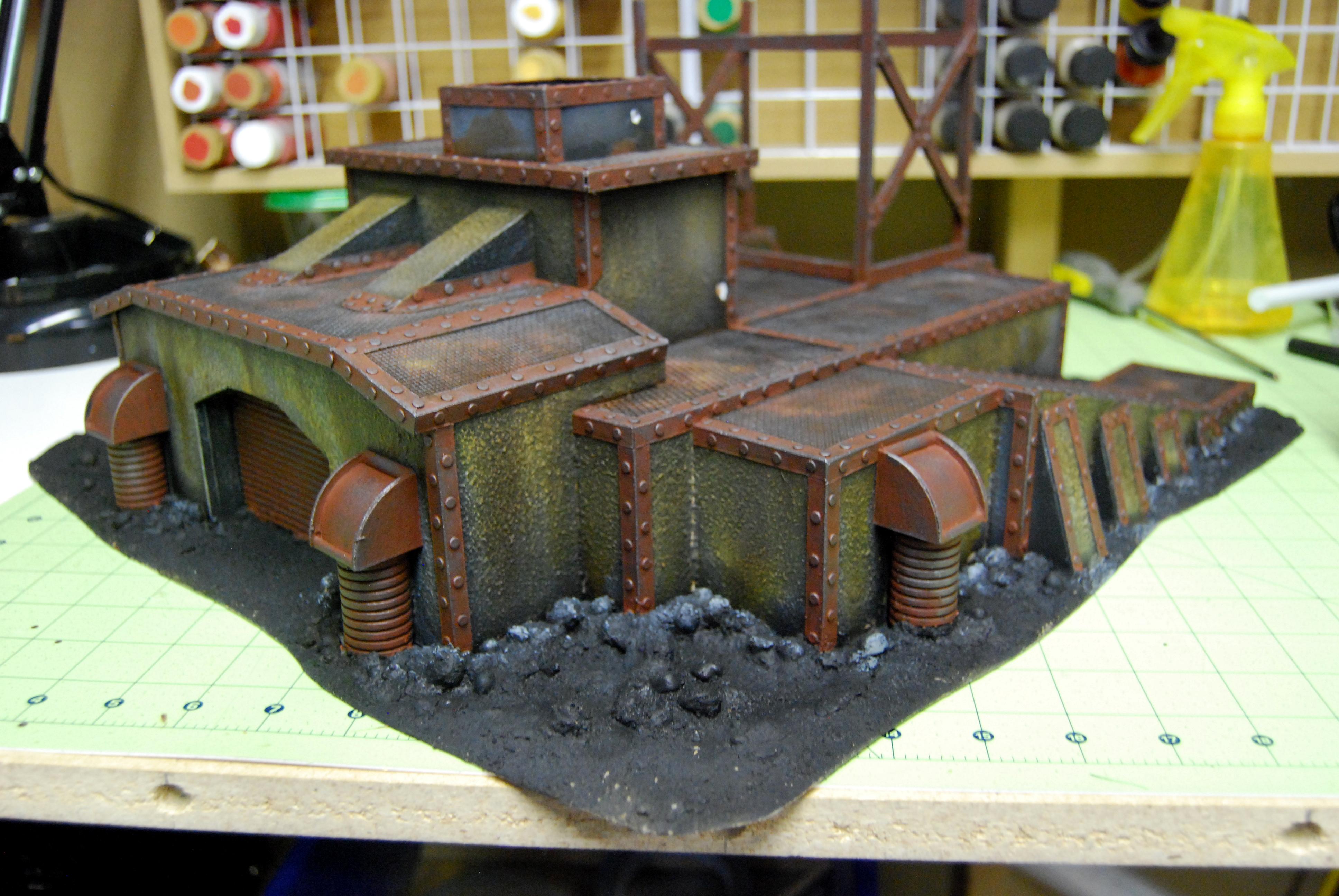 Built, Chipped, Dirt, Fuel, Imperial Guard, Industrial, Mud, Painting, Scratch, Tank, Terrain Rust, Weathered