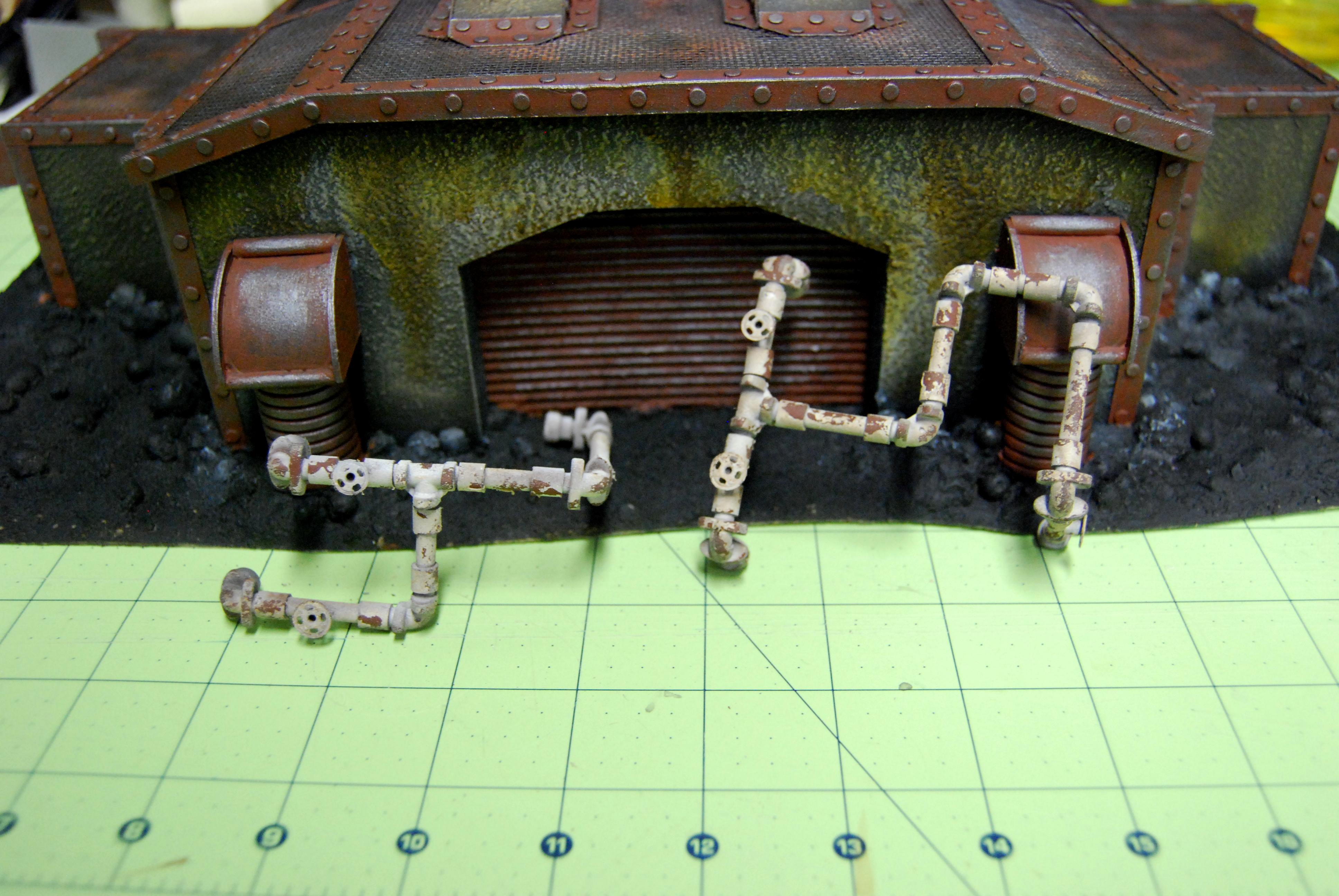 Built, Chipped, Dirt, Fuel, Imperial Guard, Industrial, Mud, Painting, Scratch, Tank, Terrain Rust, Weathered