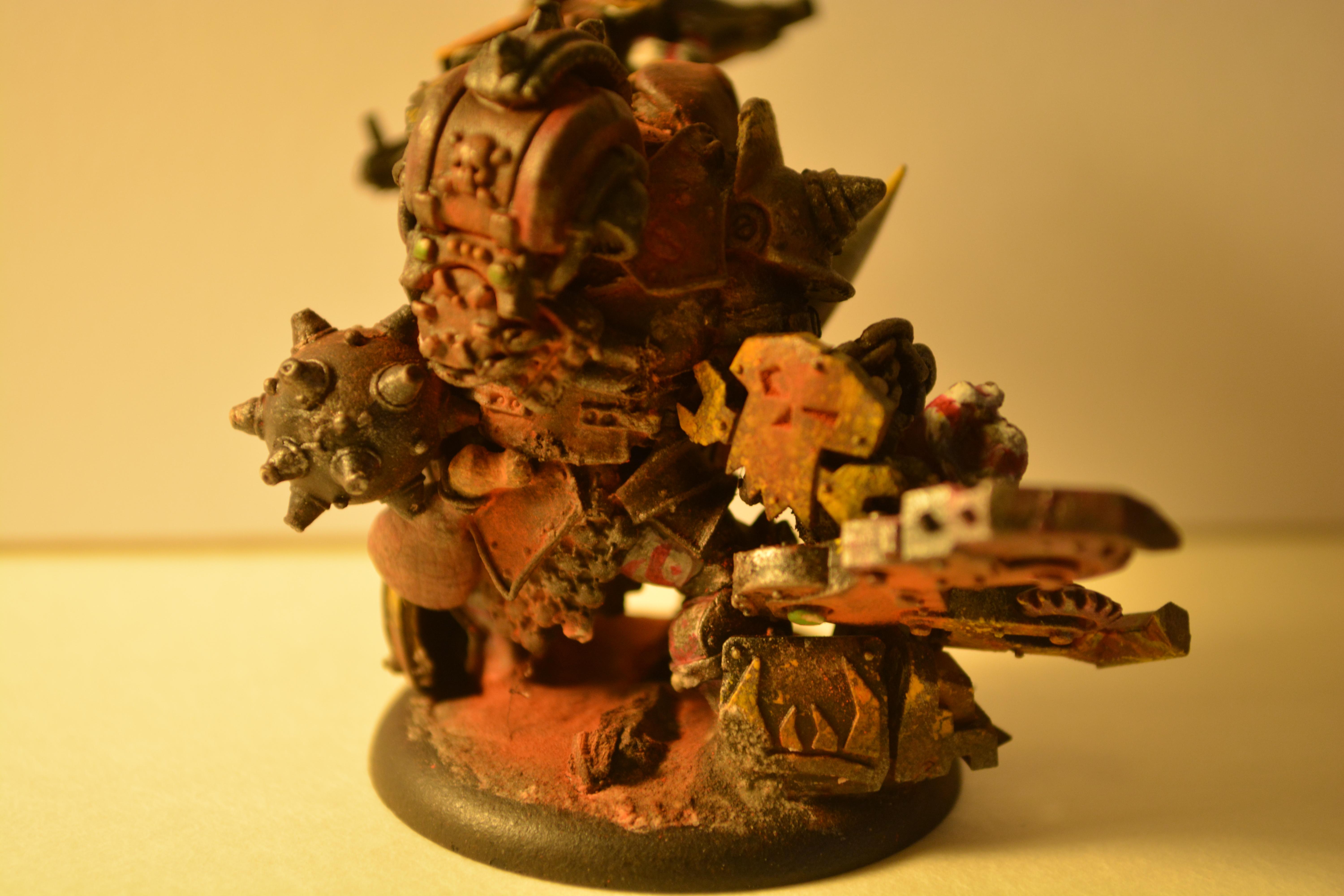 Burnas, Nob, Orks, Snikrot, Warboss, Weathered