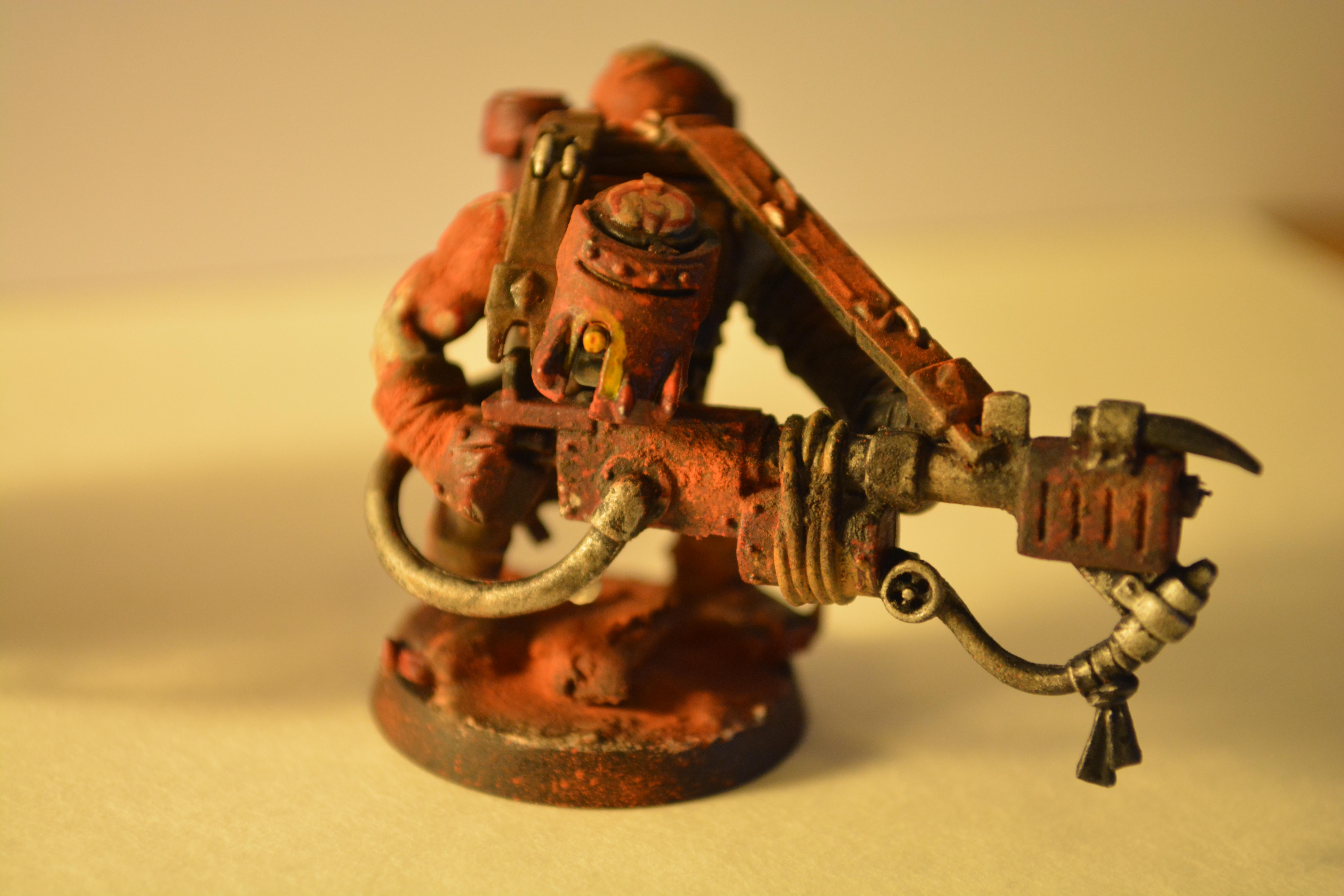 Burnas, Nob, Orks, Snikrot, Warboss, Weathered