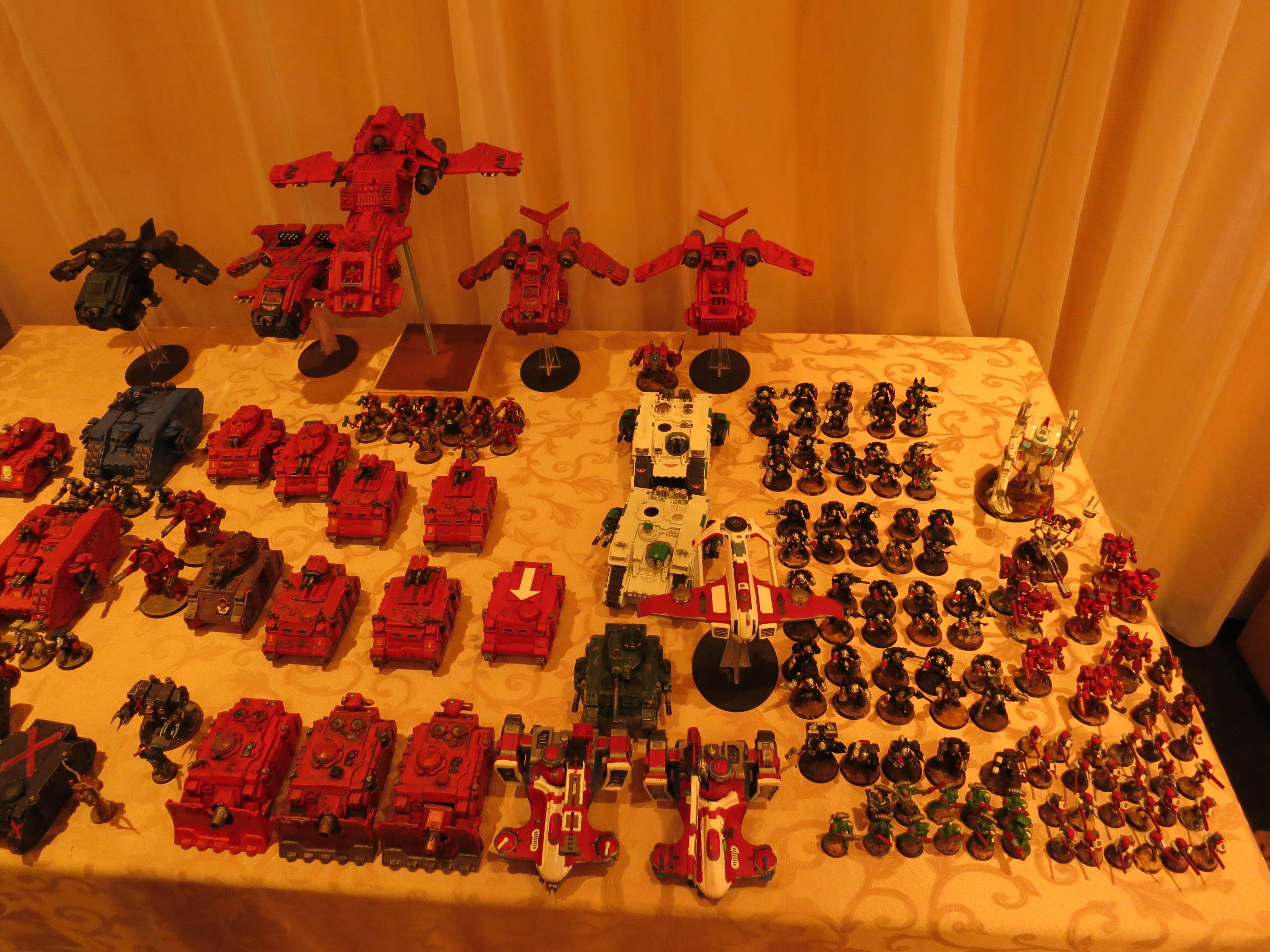 Apocalypse, Imperial Guard, Space Marines, Tau