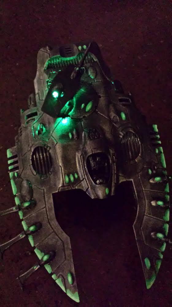 Wave Serpent with LED's...(they're in the thrusters as well)