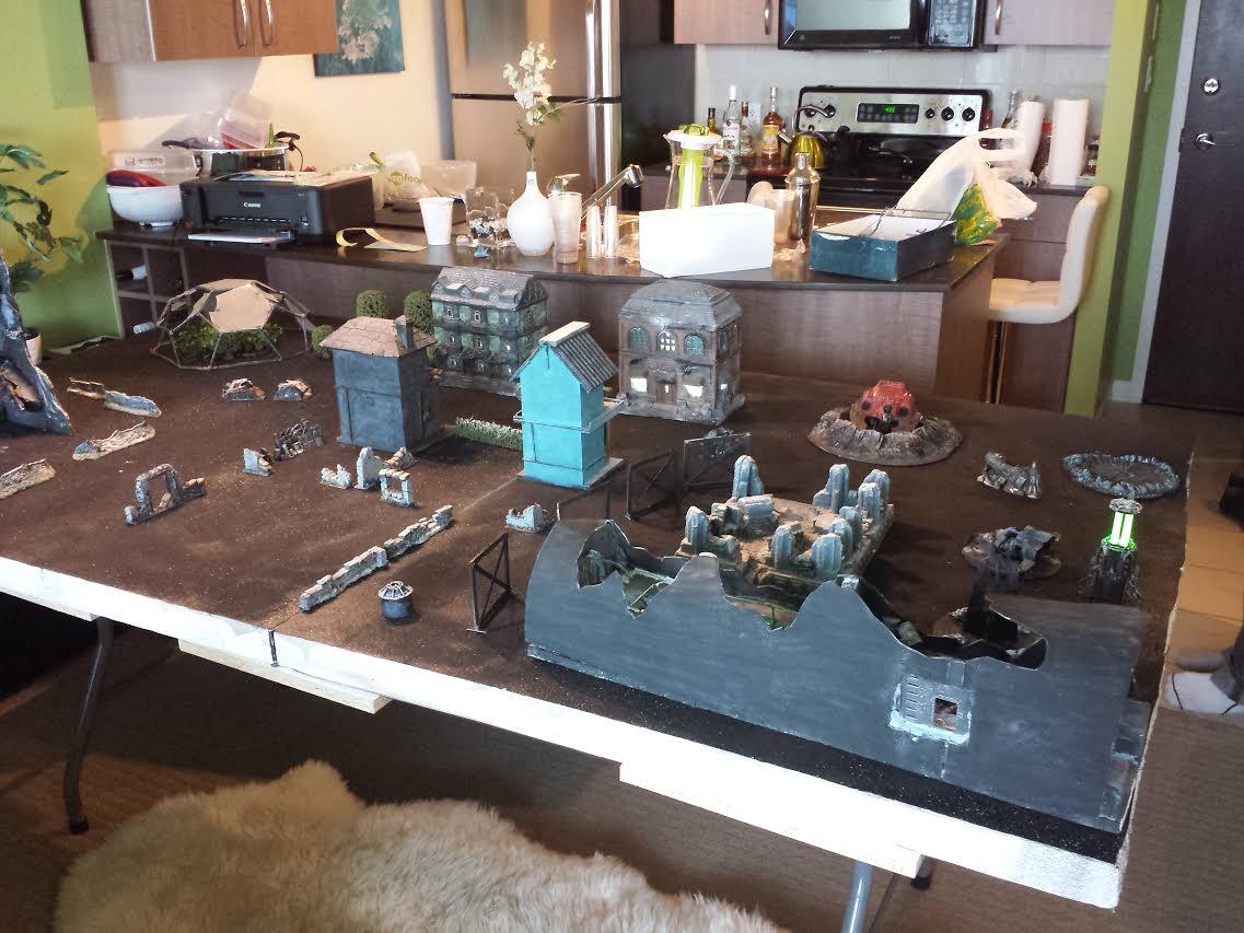 Our current board/terrain my 2 friends and I are using