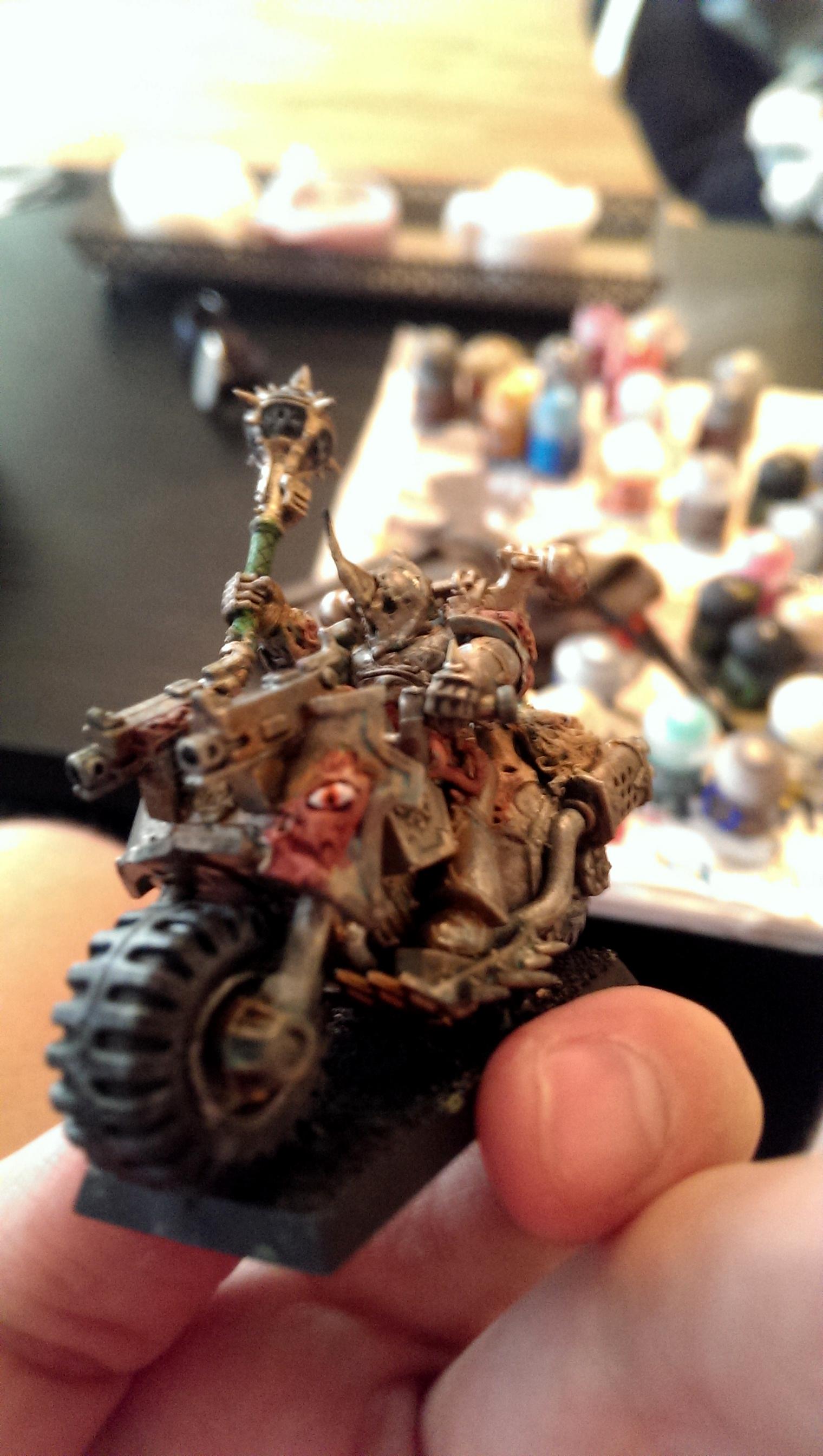 40k Nurgle, Bike, Chaos, Detail, Nurgle, Work In Progress
