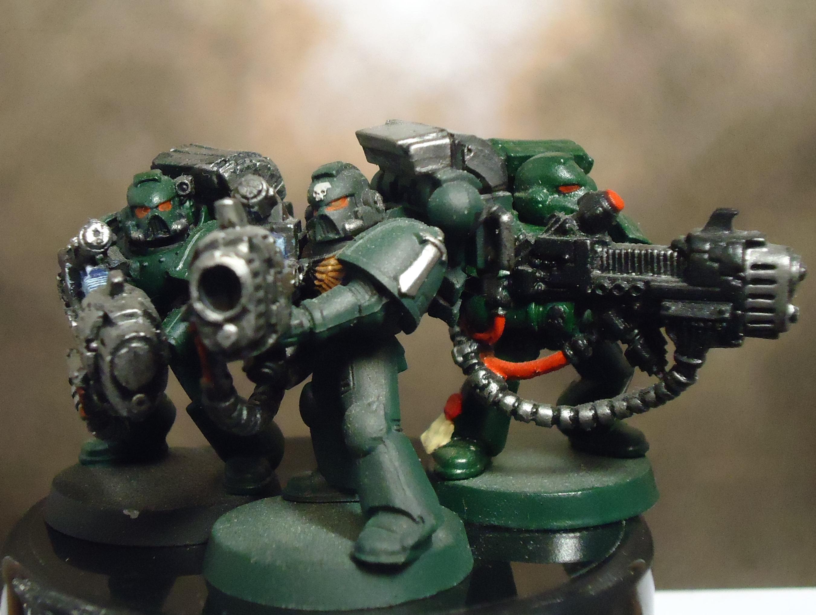 Dark Angels, Devastator Marines, Plasma Cannon, Power Armor, Space Marines