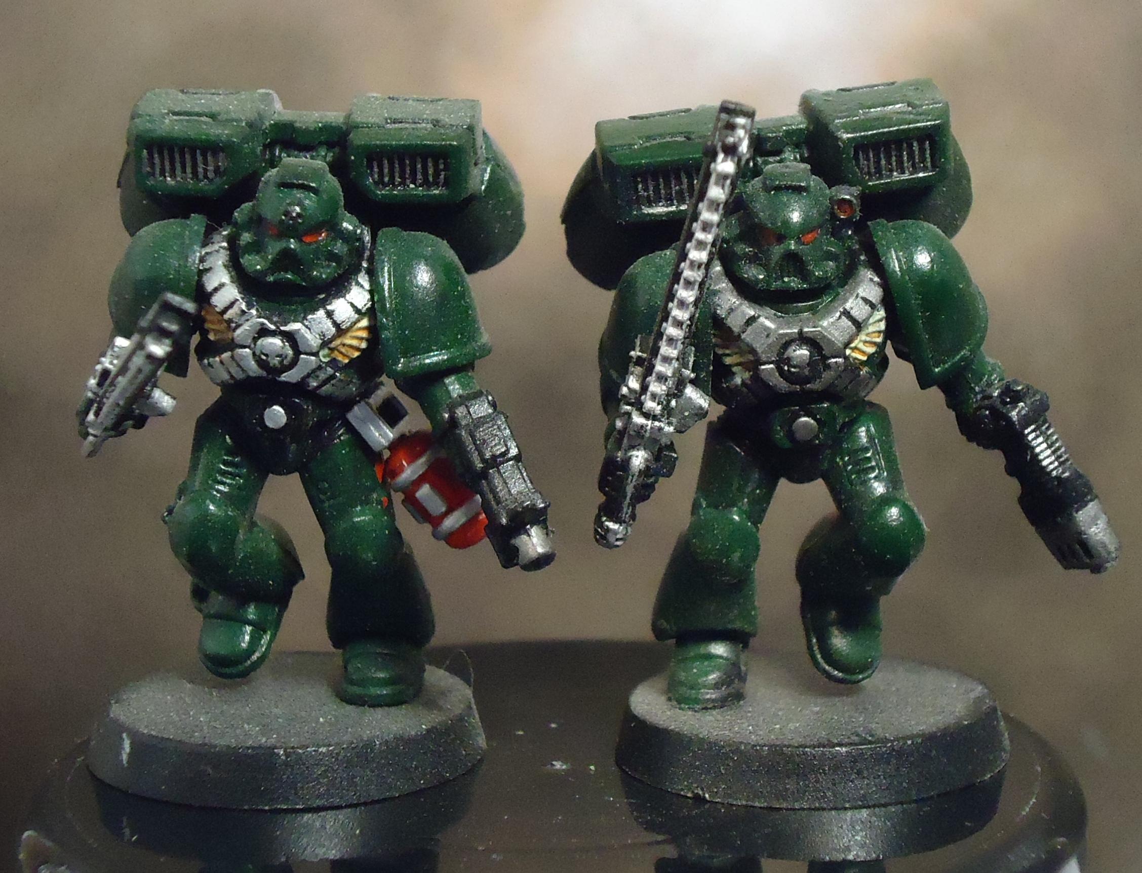 Assault Marines Marines, Dark Angels, Melta Bomb, Power Armor, Space Marines