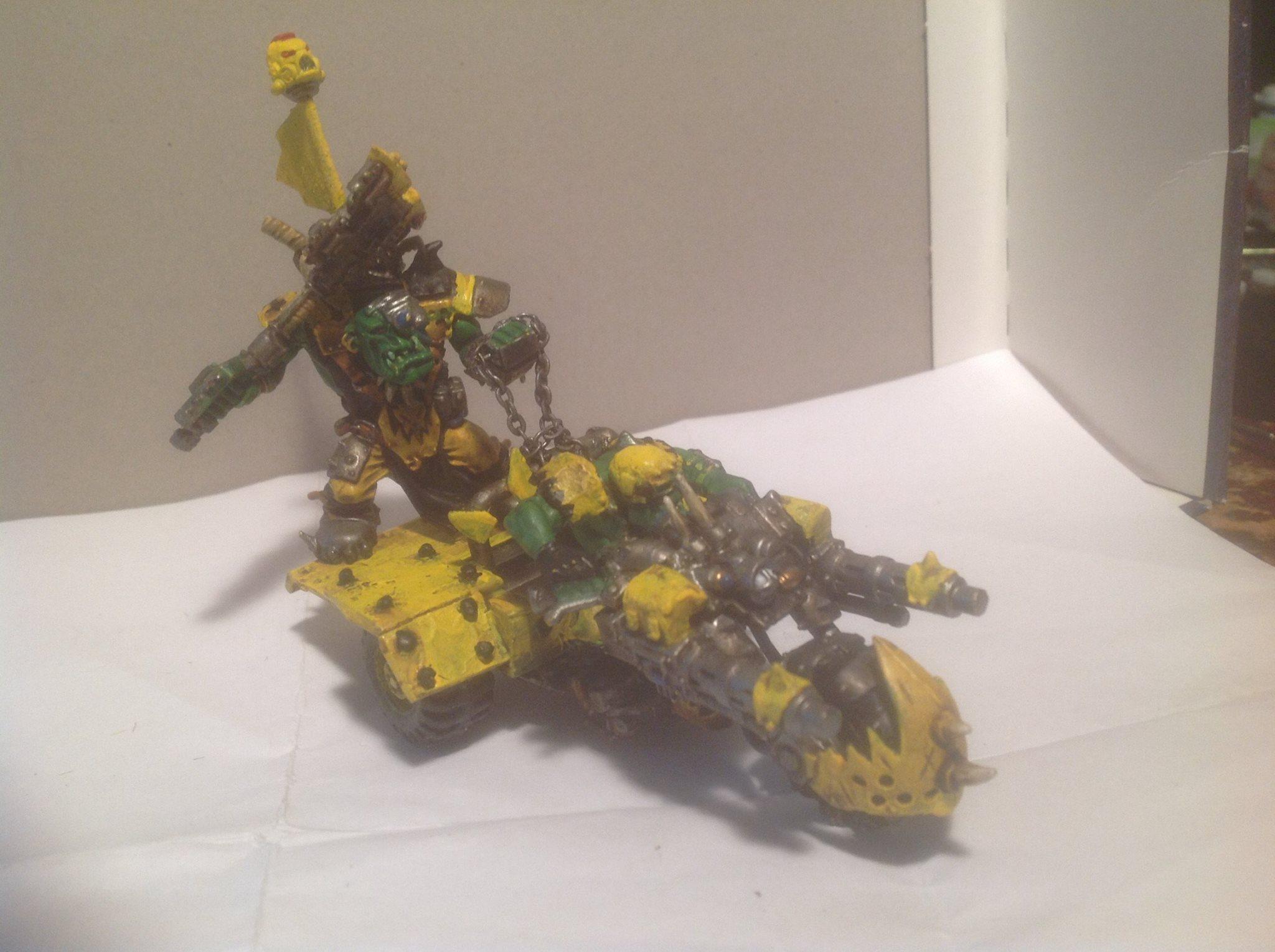 Ork Warboss Bike, Warboss on a bike