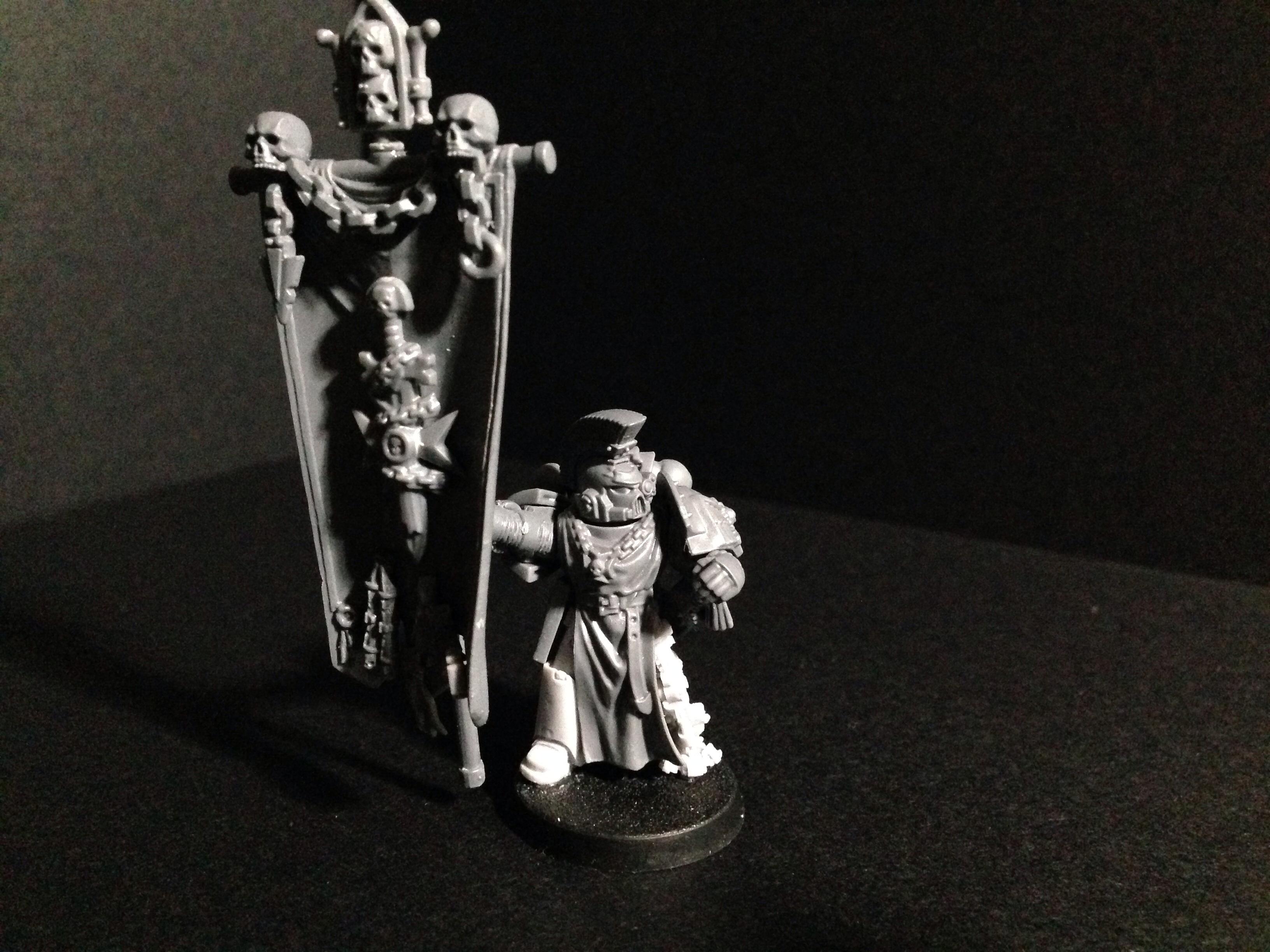 Adeptus Astartes, Black Templars, Chapter Banner, Honor Guard, Space Marines, Standard Bearer