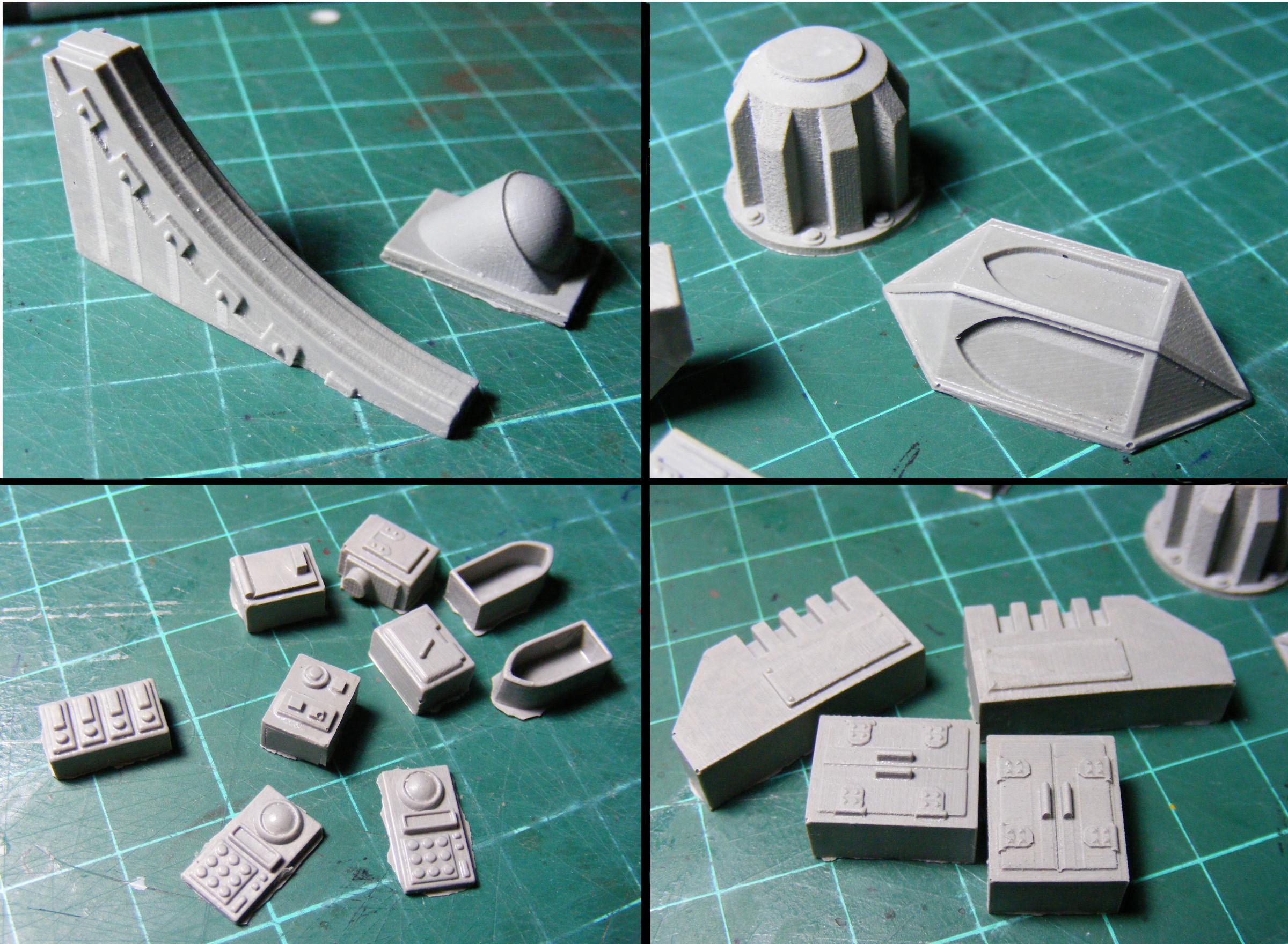 resin copies of 3d prints