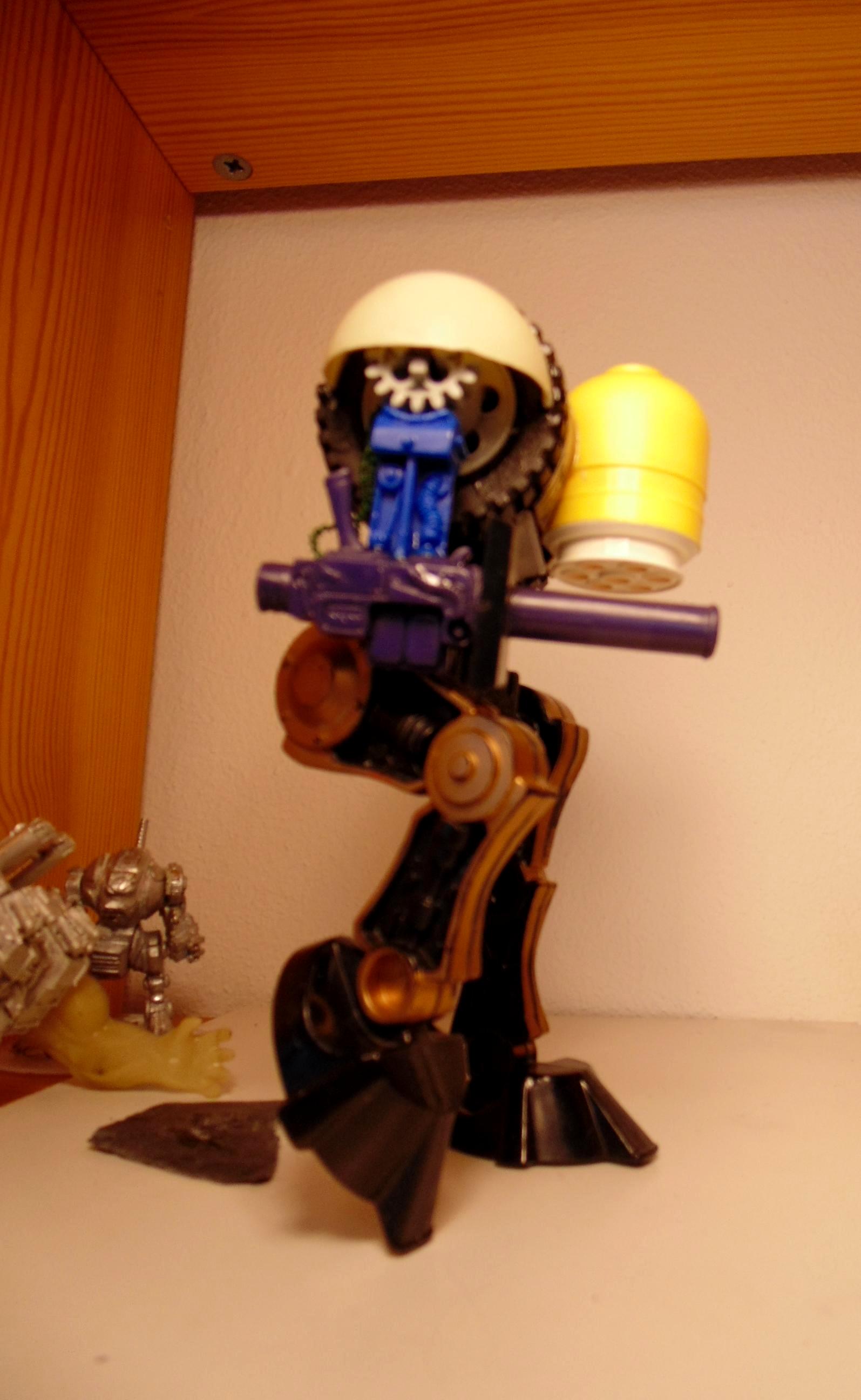 Bionicles Sm, Conversion, Garbage, Garbage Garden Gnome, Garden, Ggg, Gnomes, Huge, Imp, Imperial, Knights, Lego, Masters, Of The, Scratch Build, Space Marines, Titan, Universe, Weapon