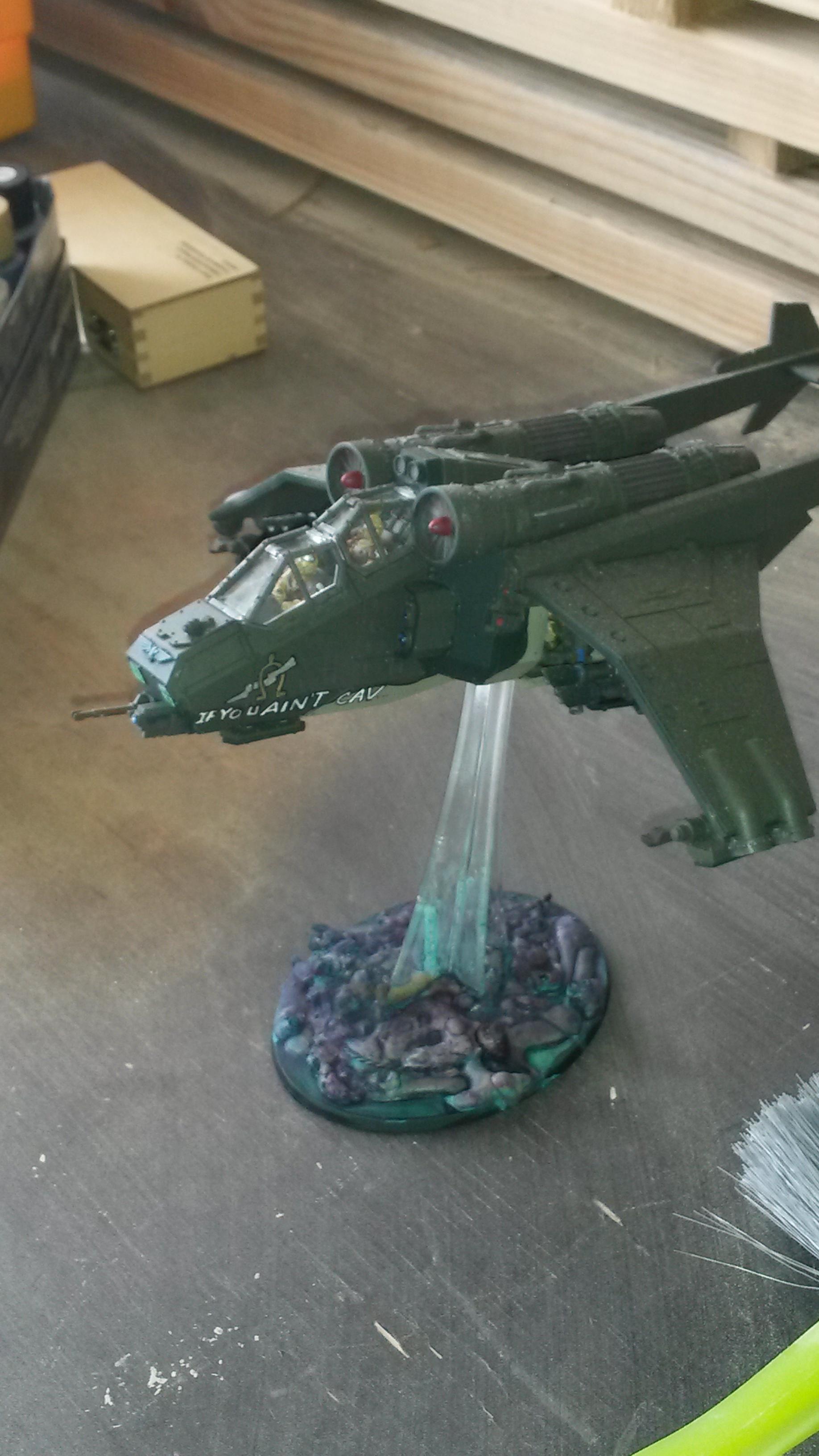 Alien Base, Imperial Guard, Nose Art, Valkery, Vendetta